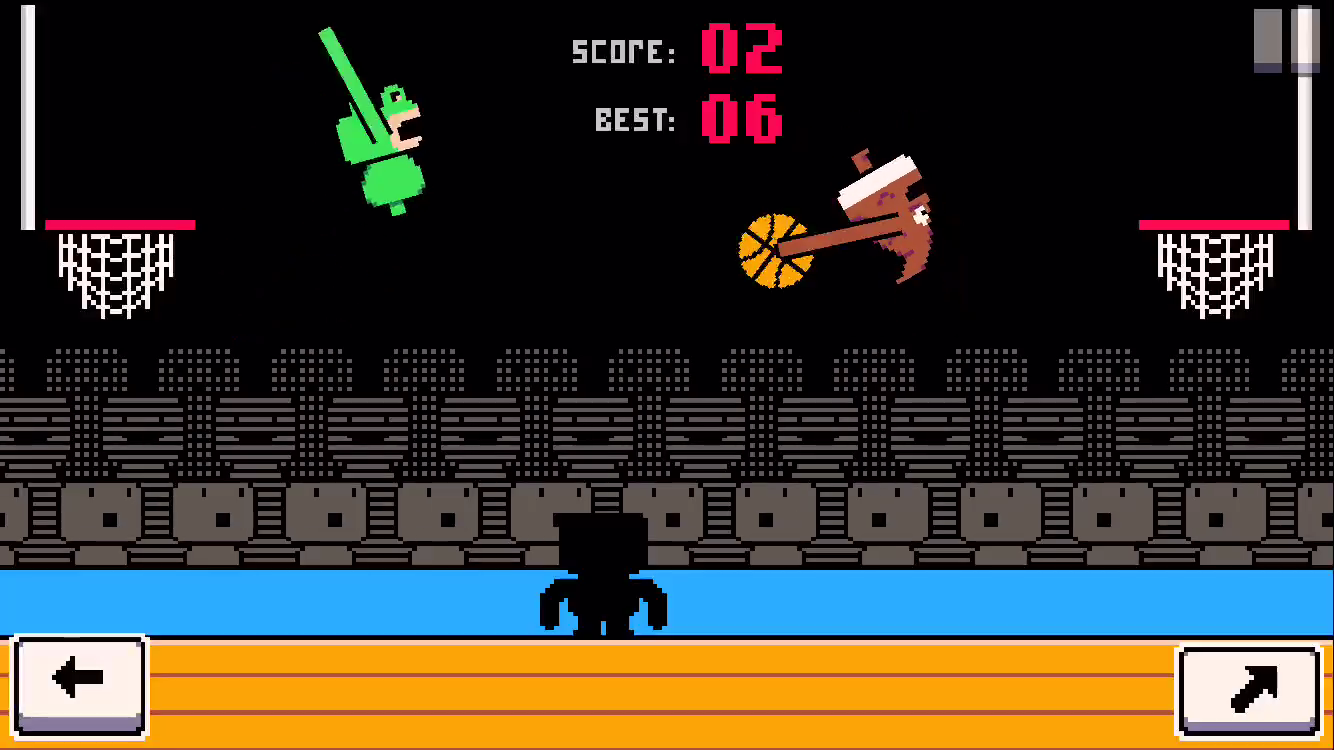 اسکرین شات 1 بازی Dunkers - Basketball Madness