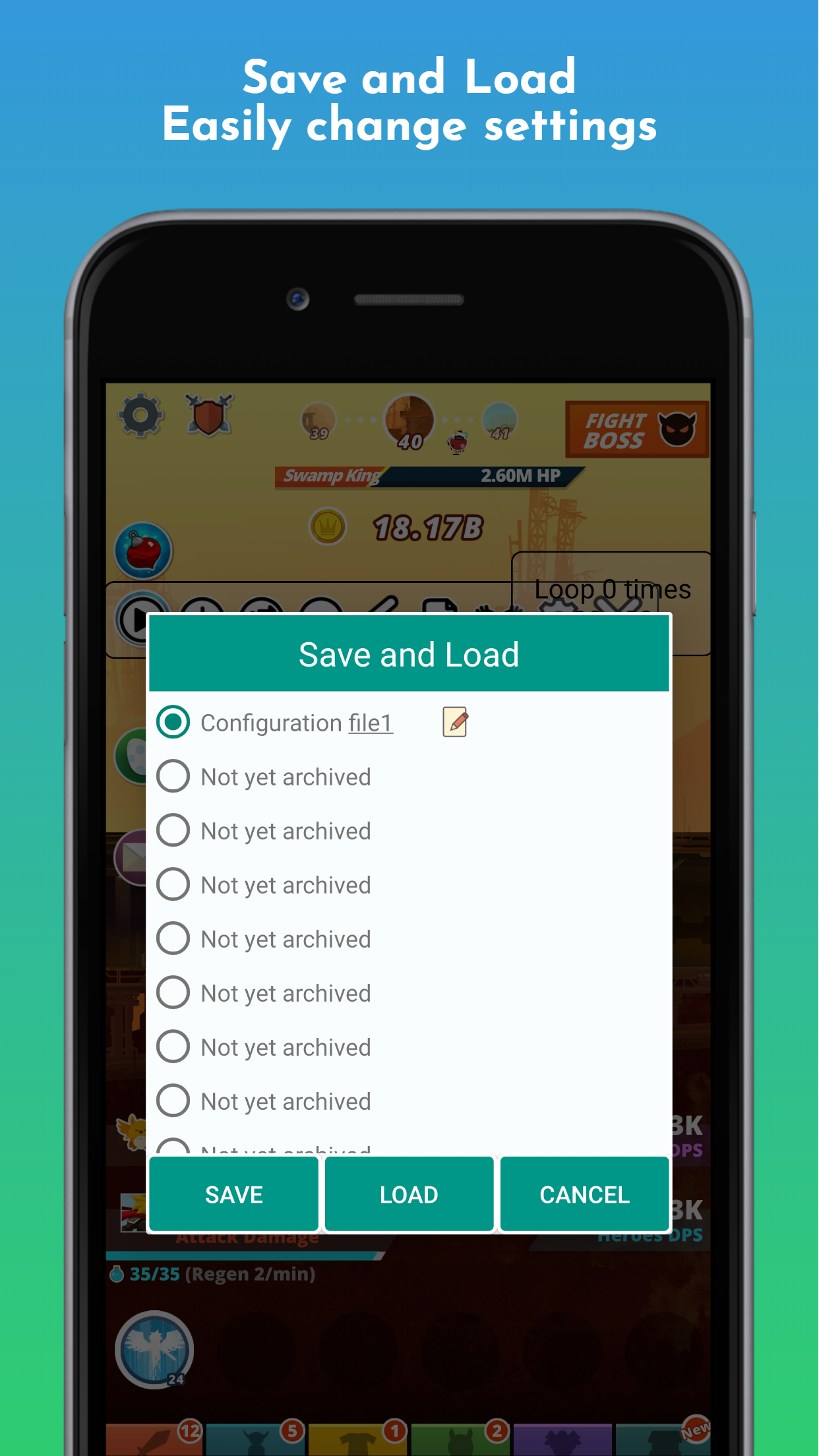اسکرین شات 5 برنامه Game master - Auto Clicker