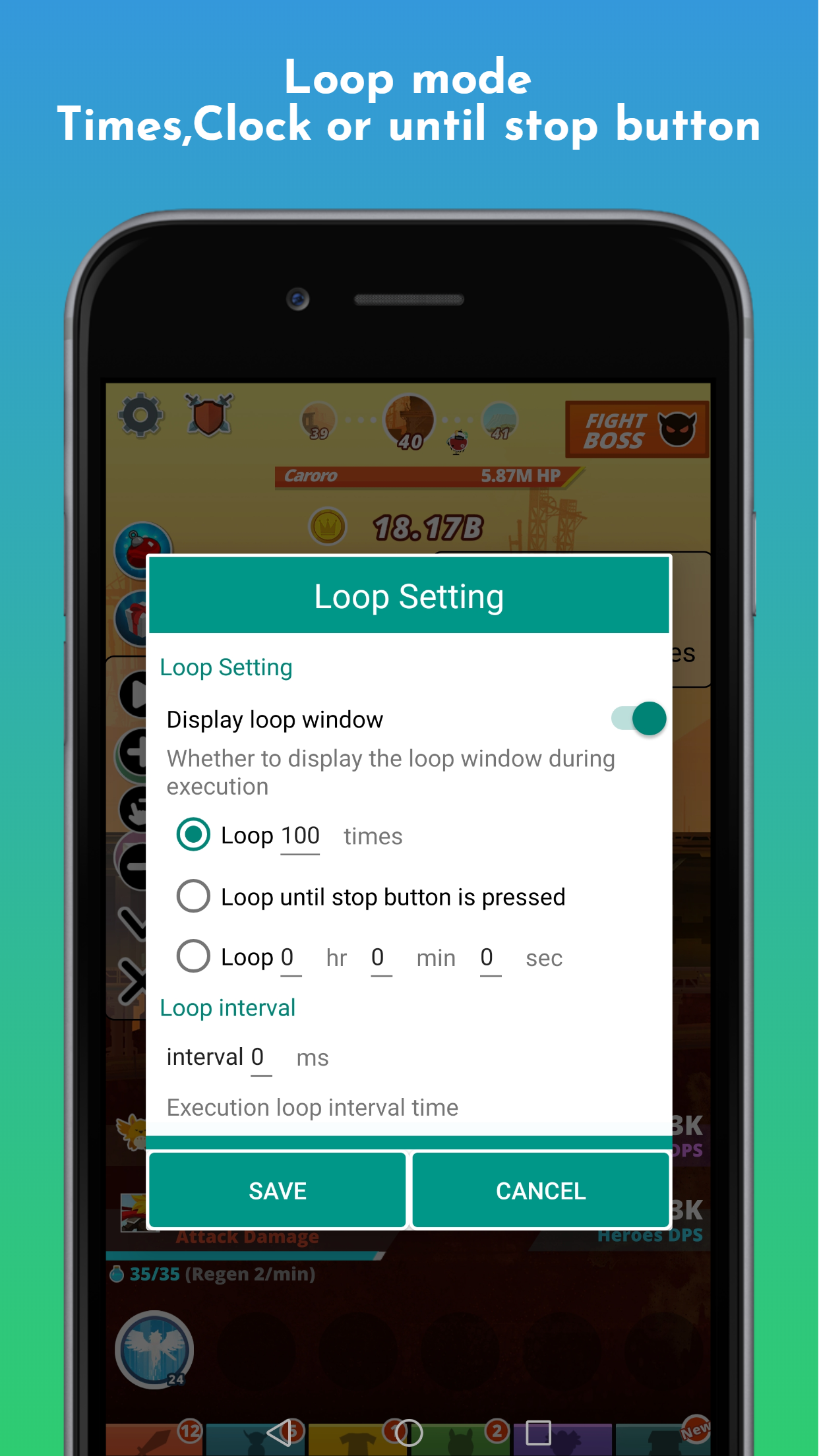 اسکرین شات 4 برنامه Game master - Auto Clicker