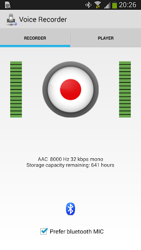 اسکرین شات 6 برنامه Bluetooth Voice Recorder