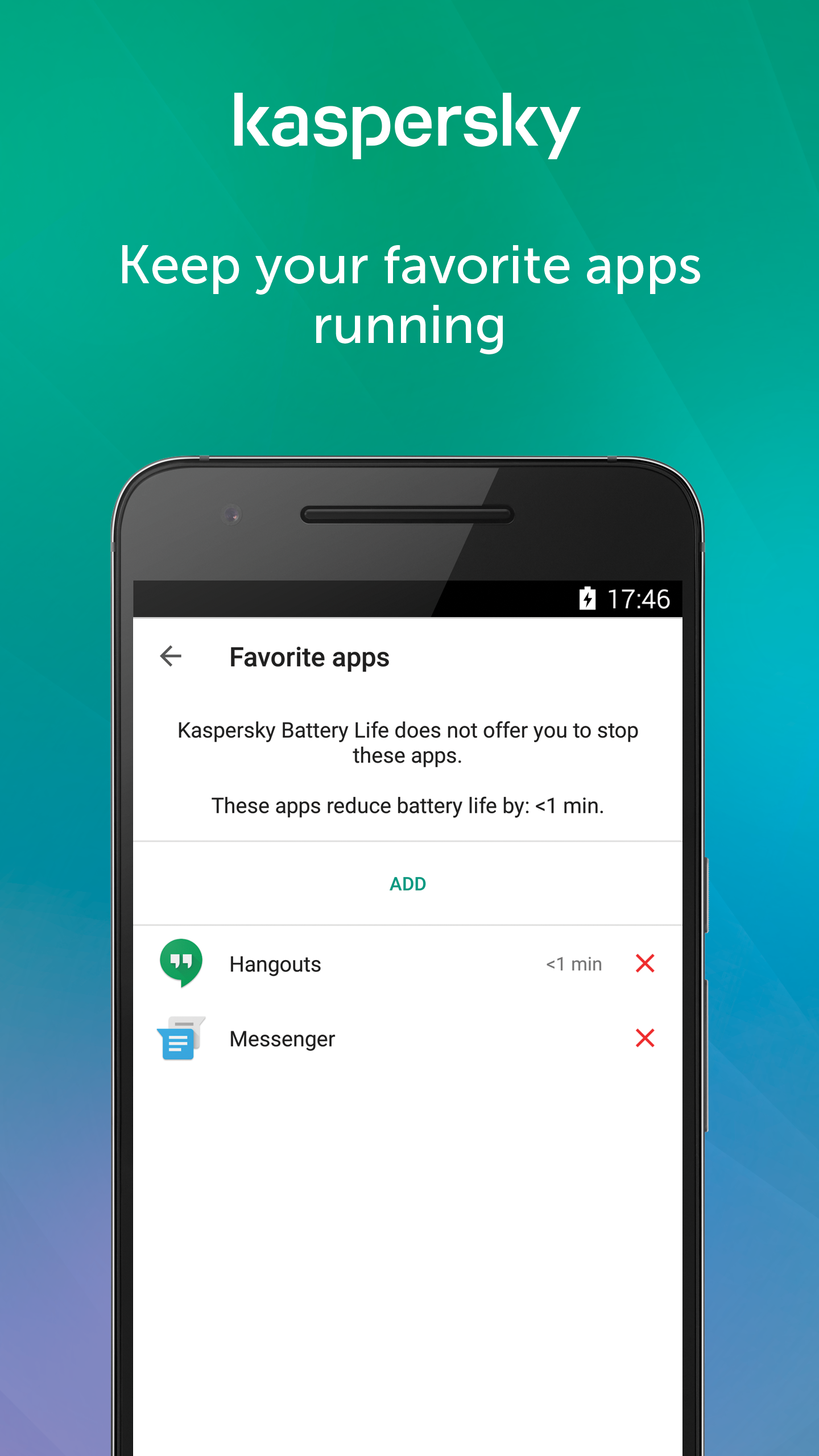 اسکرین شات 4 برنامه Kaspersky Battery Life: Saver & Booster