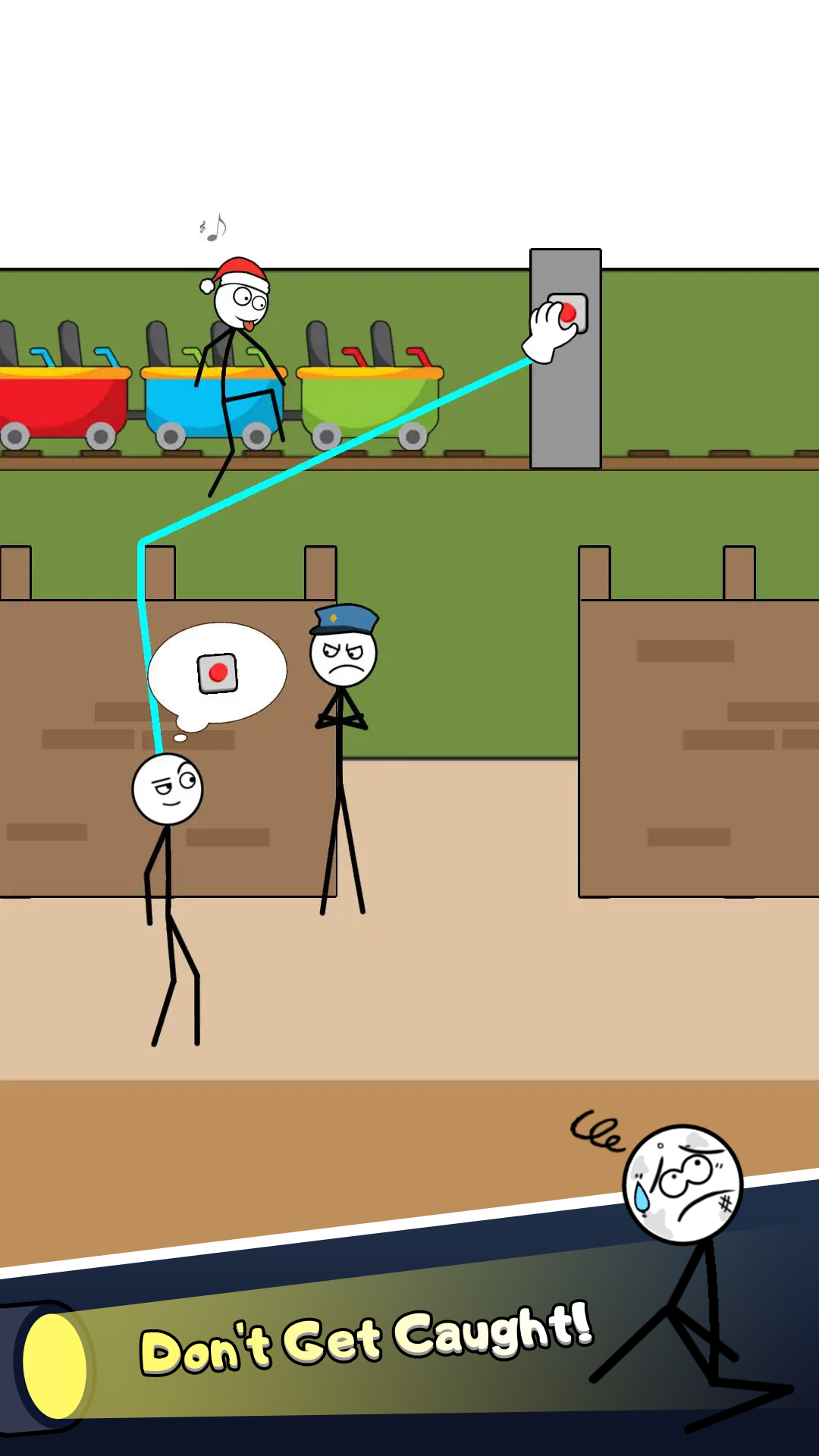 اسکرین شات 2 بازی Thief Game:Stickman Puzzle