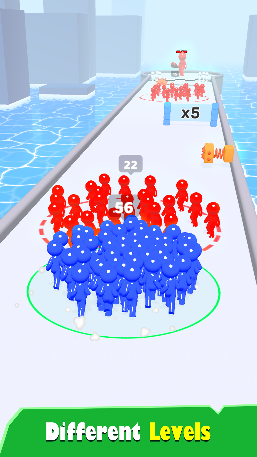 اسکرین شات 2 بازی Crowd Rush 3D