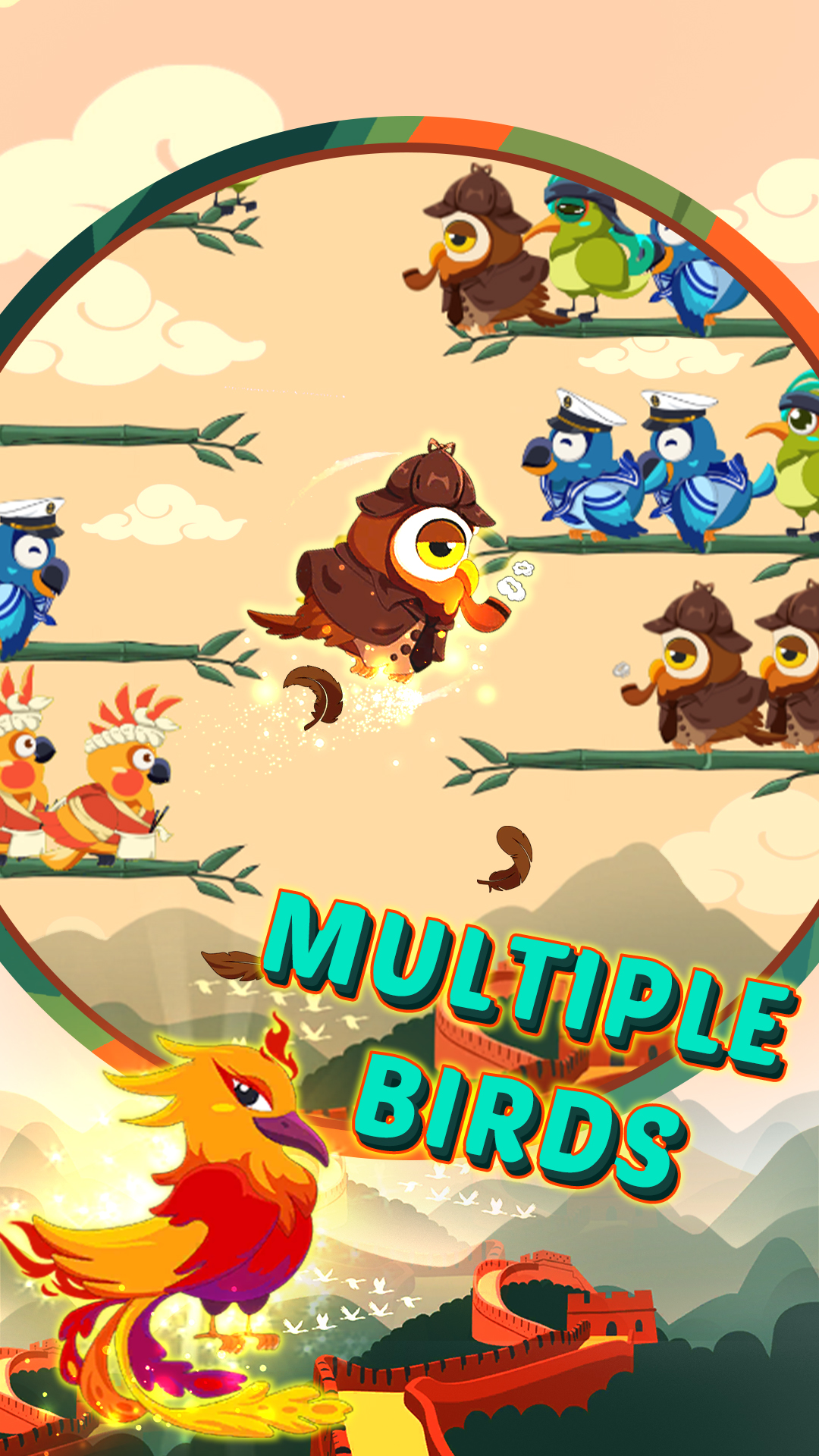 اسکرین شات 1 بازی Cute Bird Game:Sorting Puzzle
