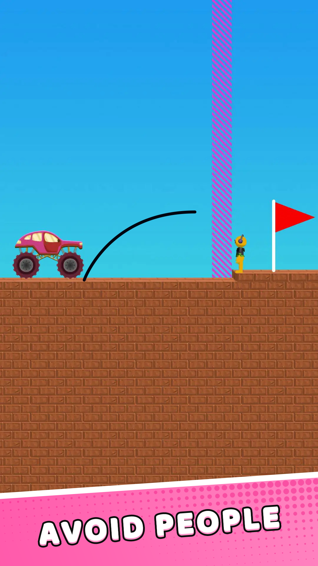 اسکرین شات 3 بازی Draw Line Bridge-Puzzle Game
