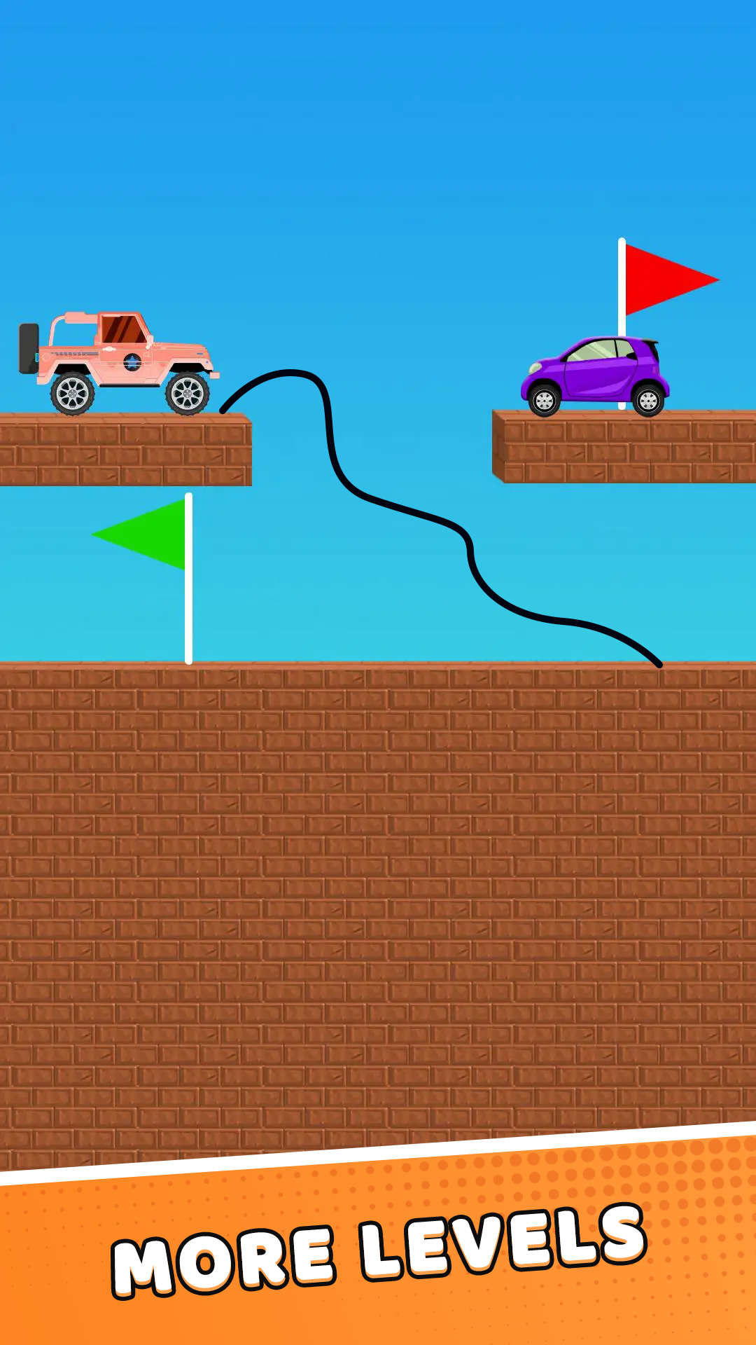 اسکرین شات 5 بازی Draw Line Bridge-Puzzle Game