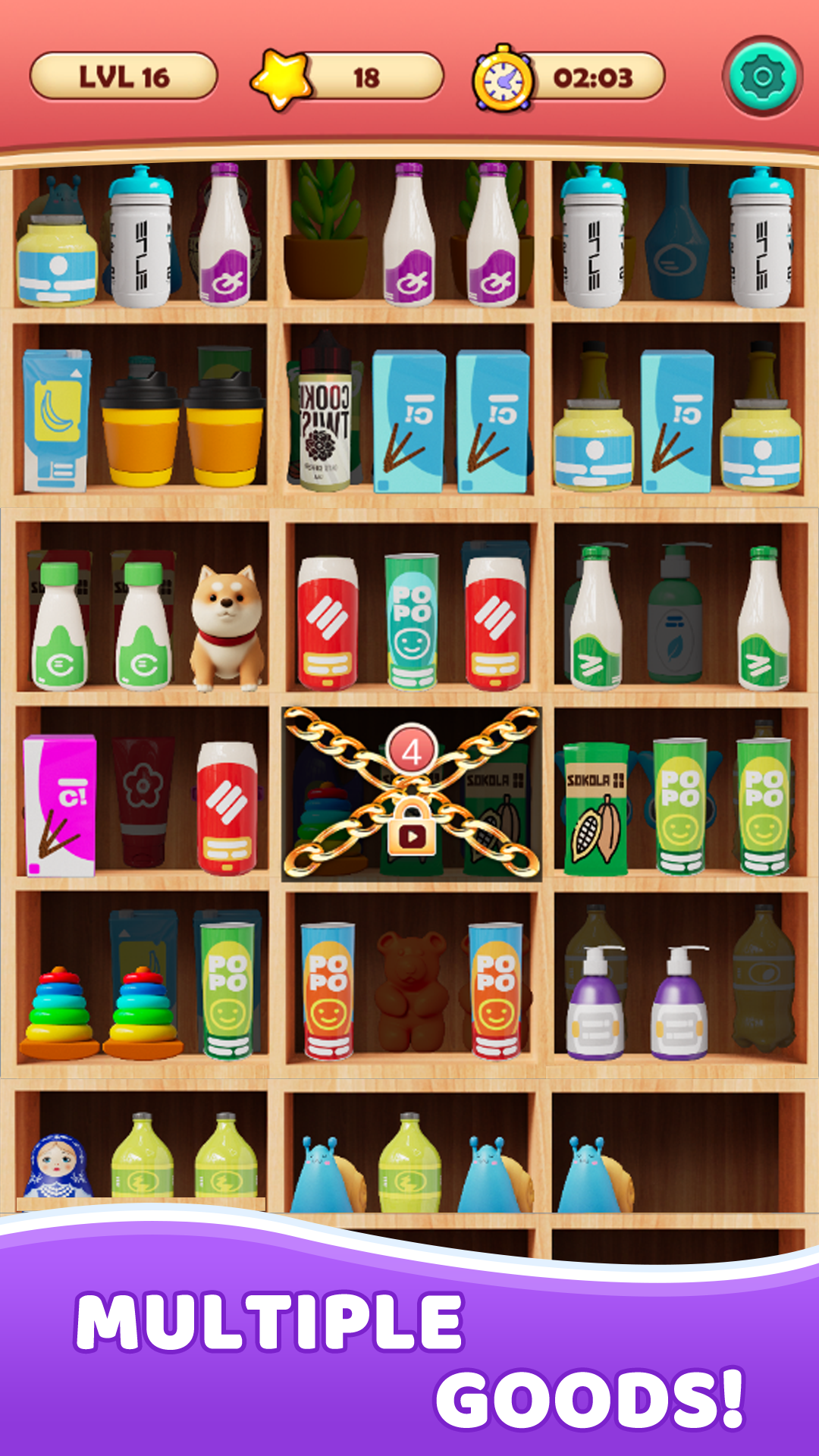 اسکرین شات 1 بازی Match & Sort: Goods Puzzle