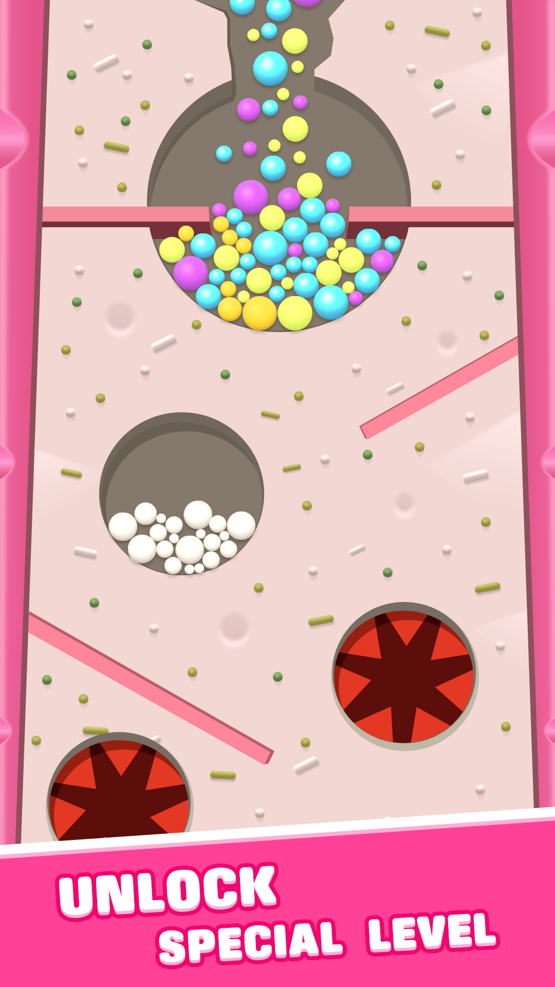 اسکرین شات 2 بازی Falling Sand Ball-Dig The Sand