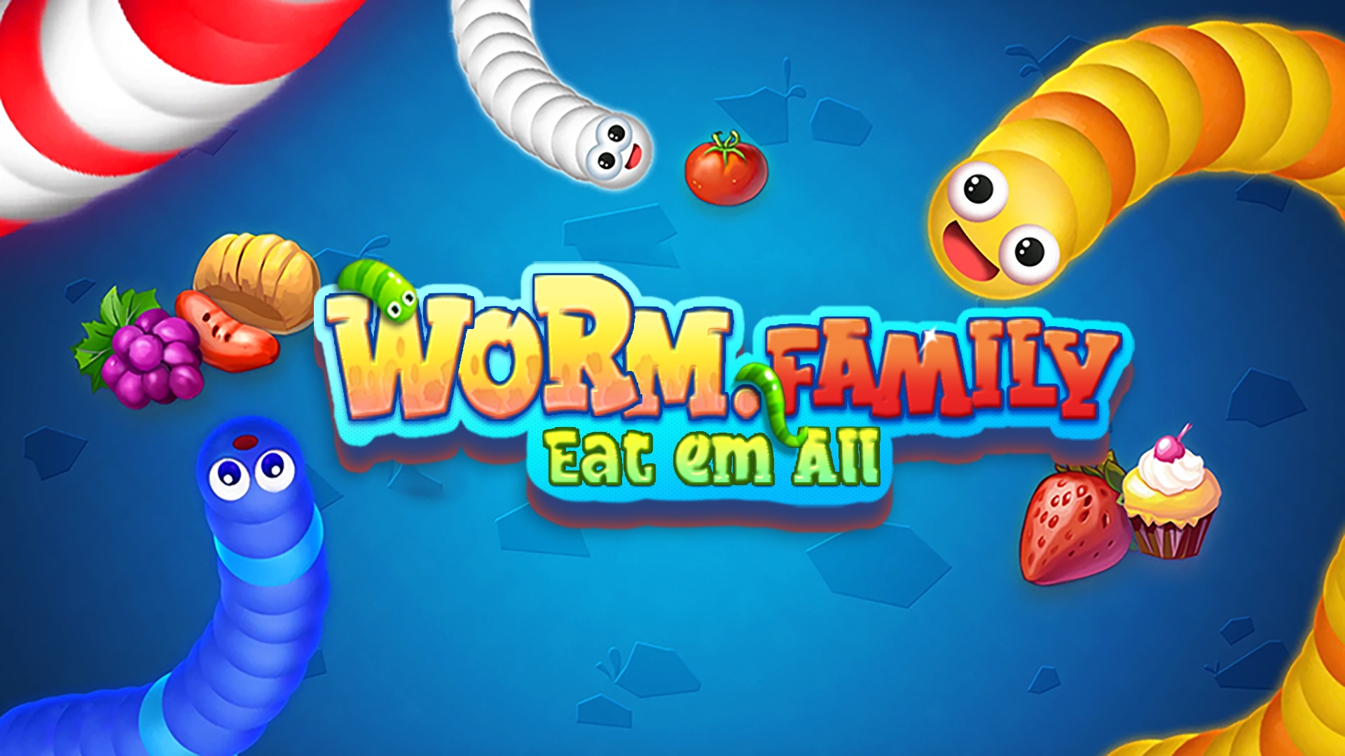 اسکرین شات 1 بازی Worm Family - Eat em All