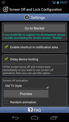 اسکرین شات 3 برنامه Screen Off and Lock