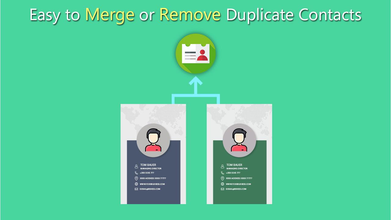 اسکرین شات 1 برنامه Duplicate Contacts Remover