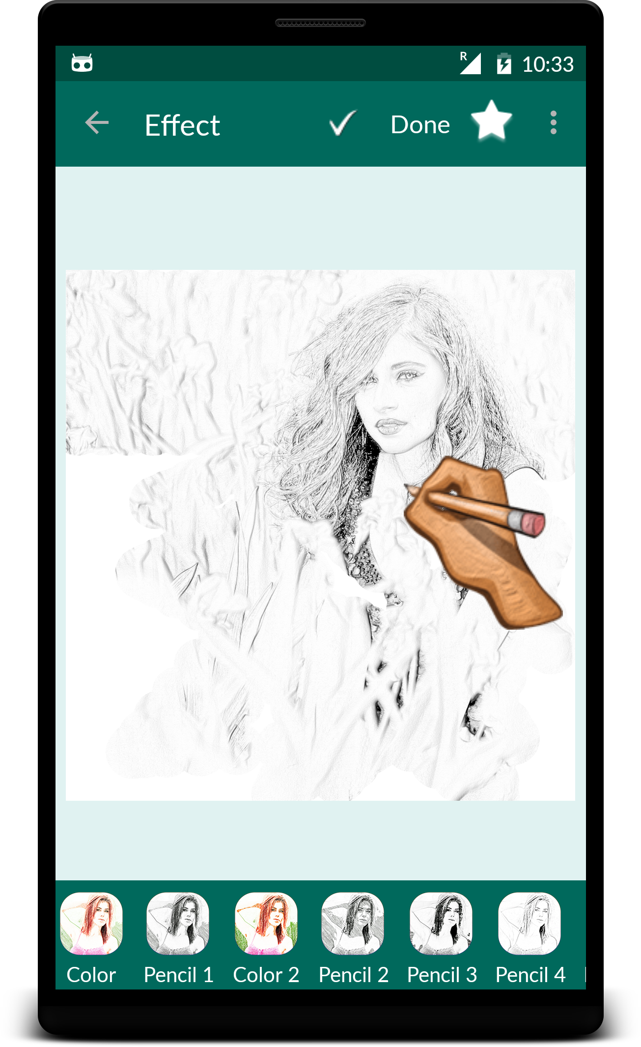 اسکرین شات 6 برنامه Pencil Sketch Editor