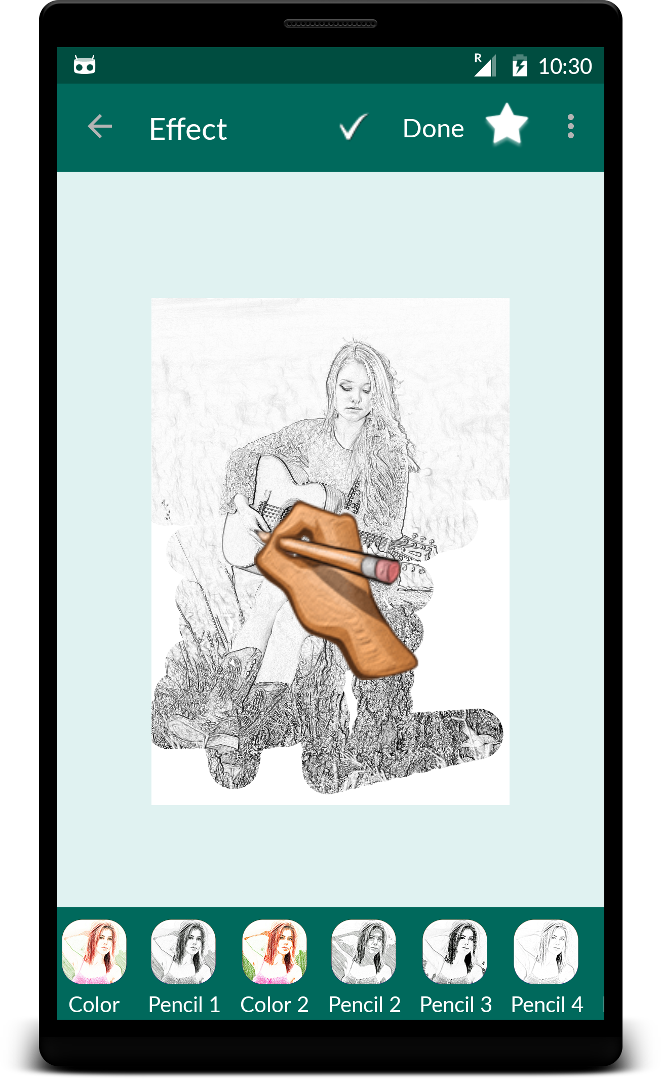 اسکرین شات 3 برنامه Pencil Sketch Editor
