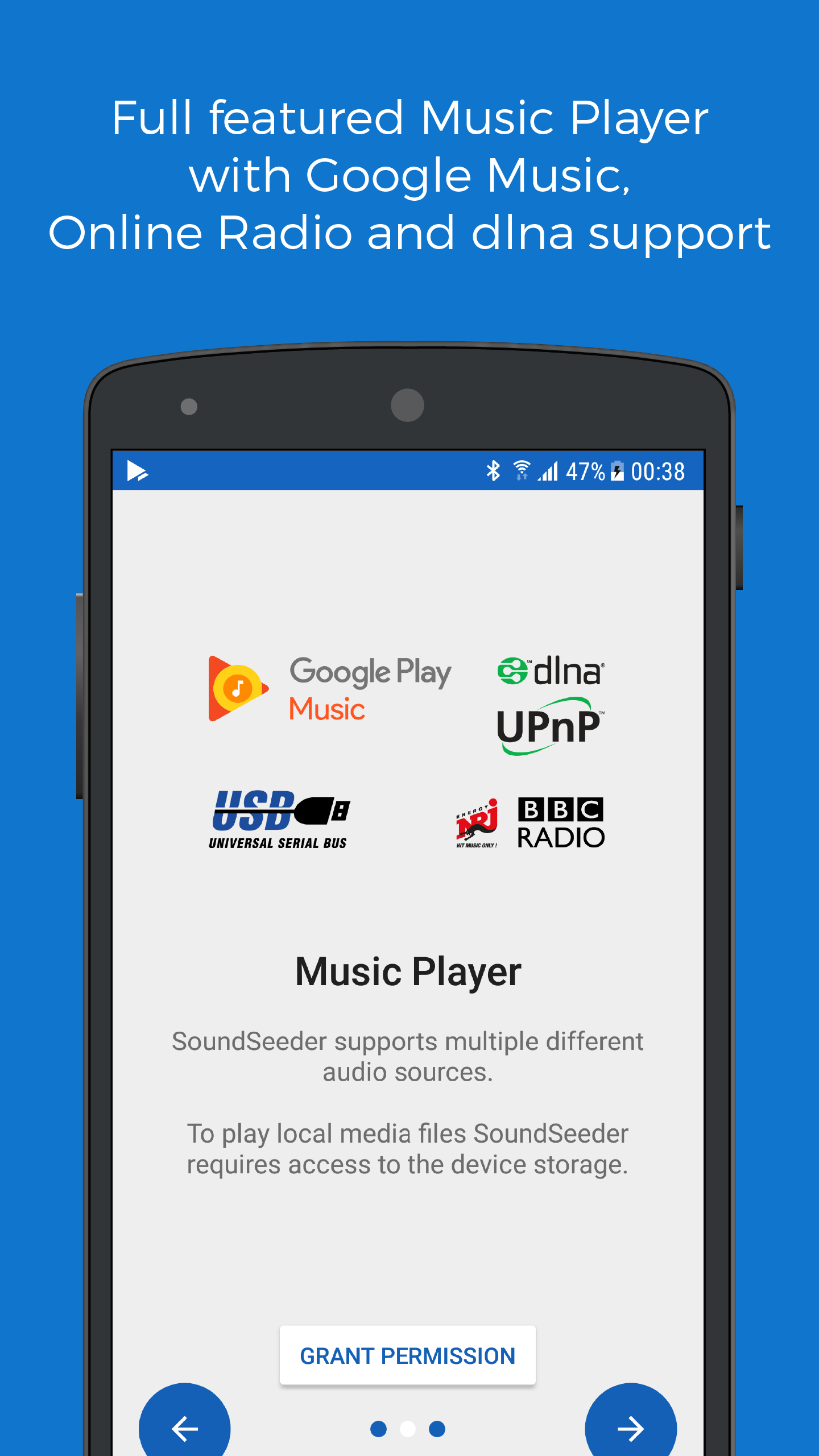 اسکرین شات 2 برنامه SoundSeeder - Synced Music