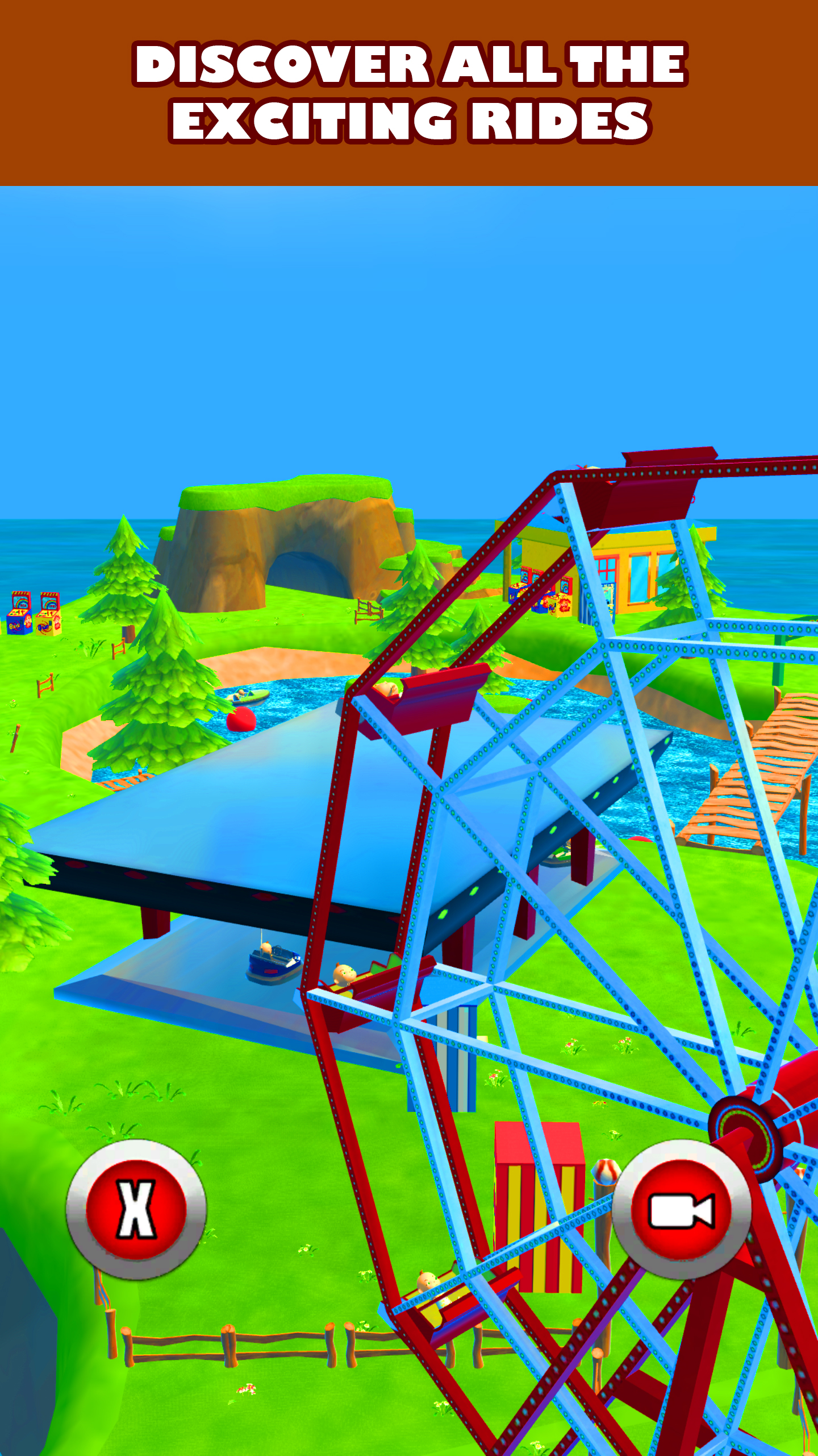 اسکرین شات 2 برنامه Baby Babsy Amusement Park 3D