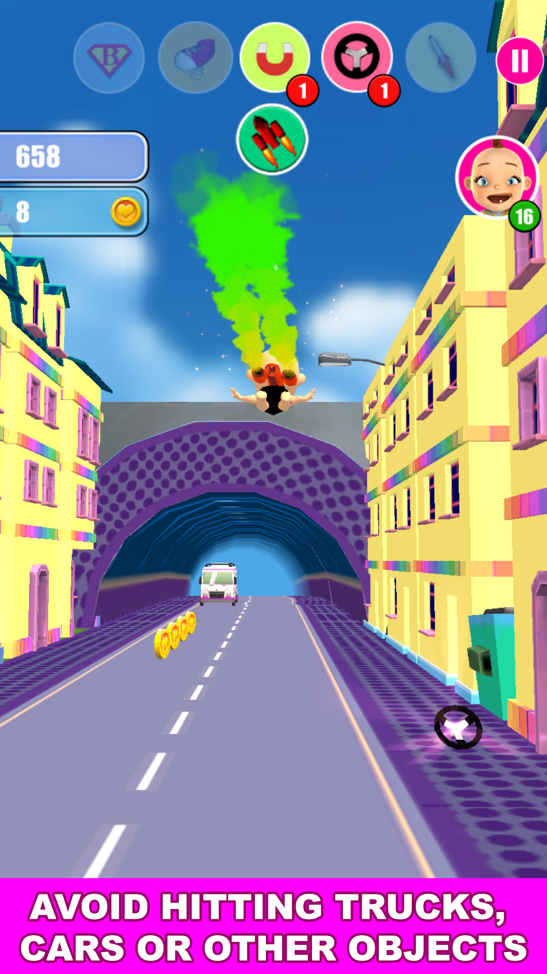 اسکرین شات 2 برنامه Baby Run The Babysitter Escape