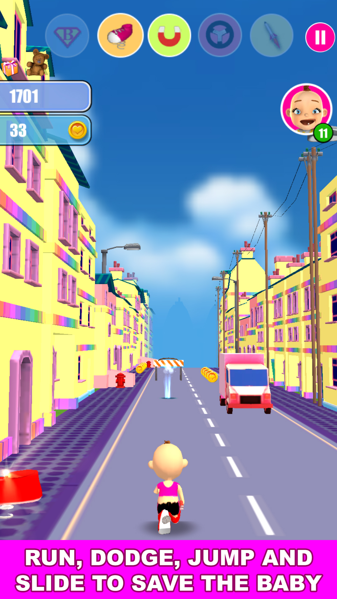 اسکرین شات 1 برنامه Baby Run The Babysitter Escape