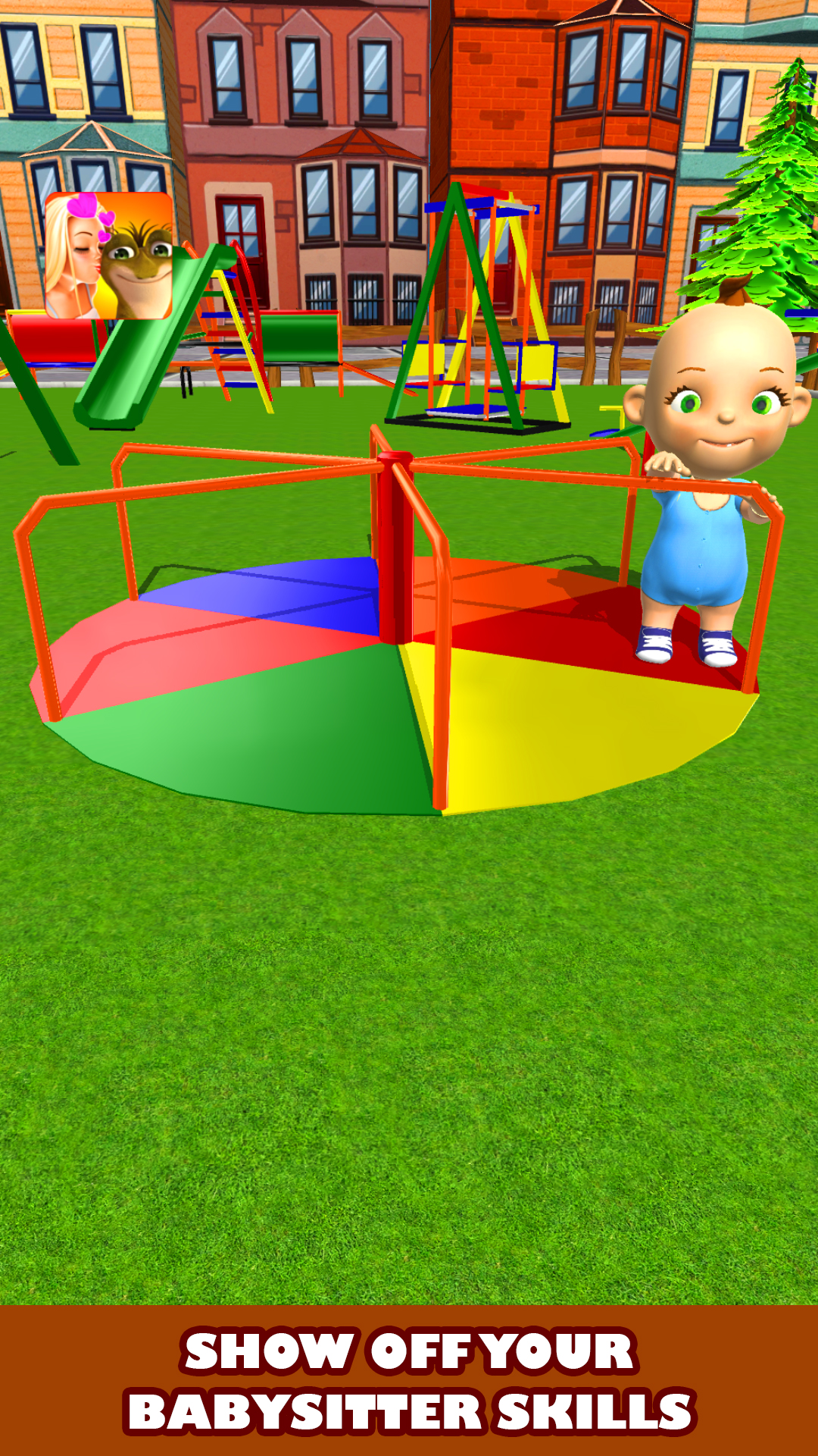 اسکرین شات 5 برنامه My Baby Babsy - Playground Fun