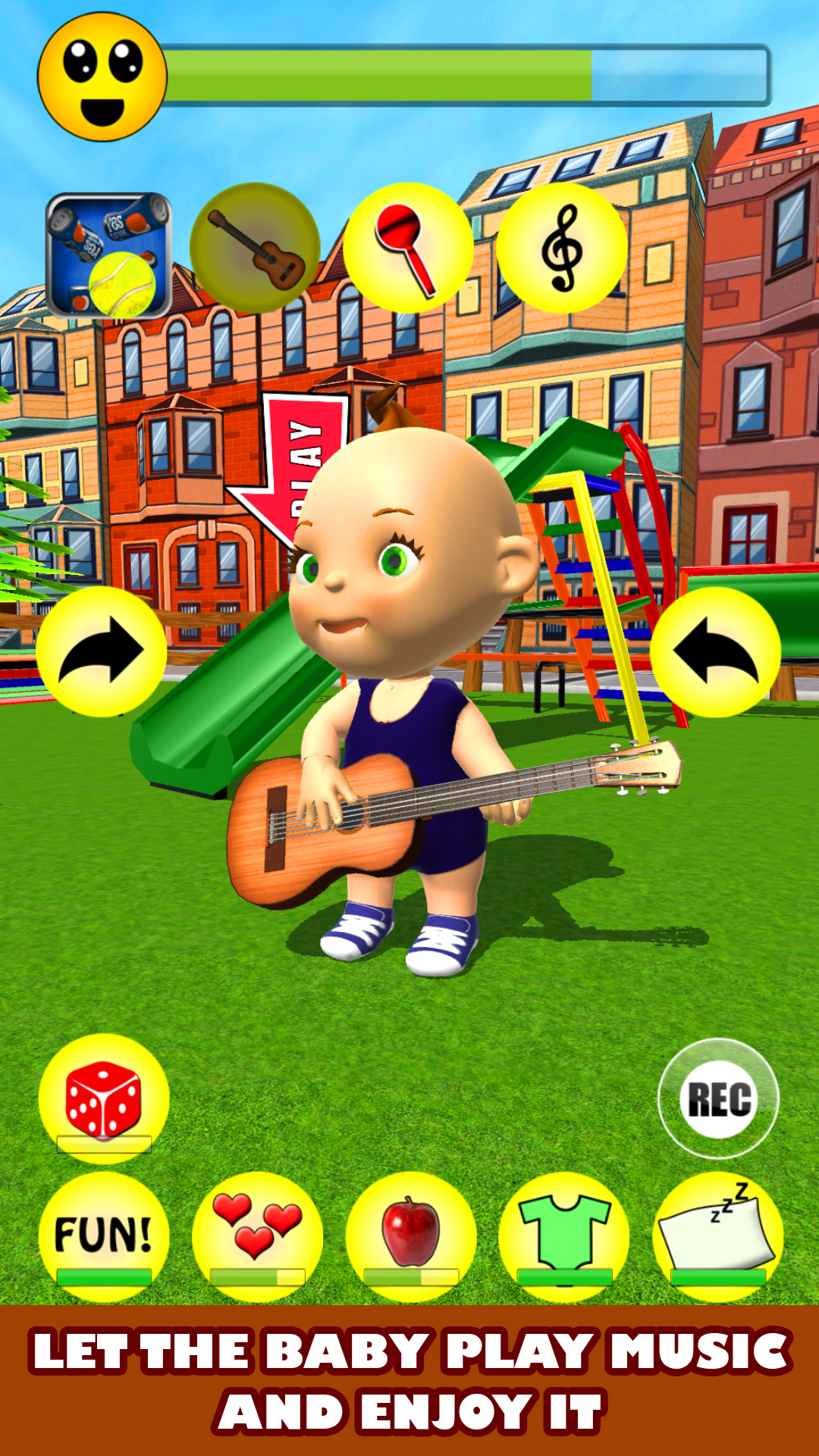 اسکرین شات 7 برنامه My Baby Babsy - Playground Fun