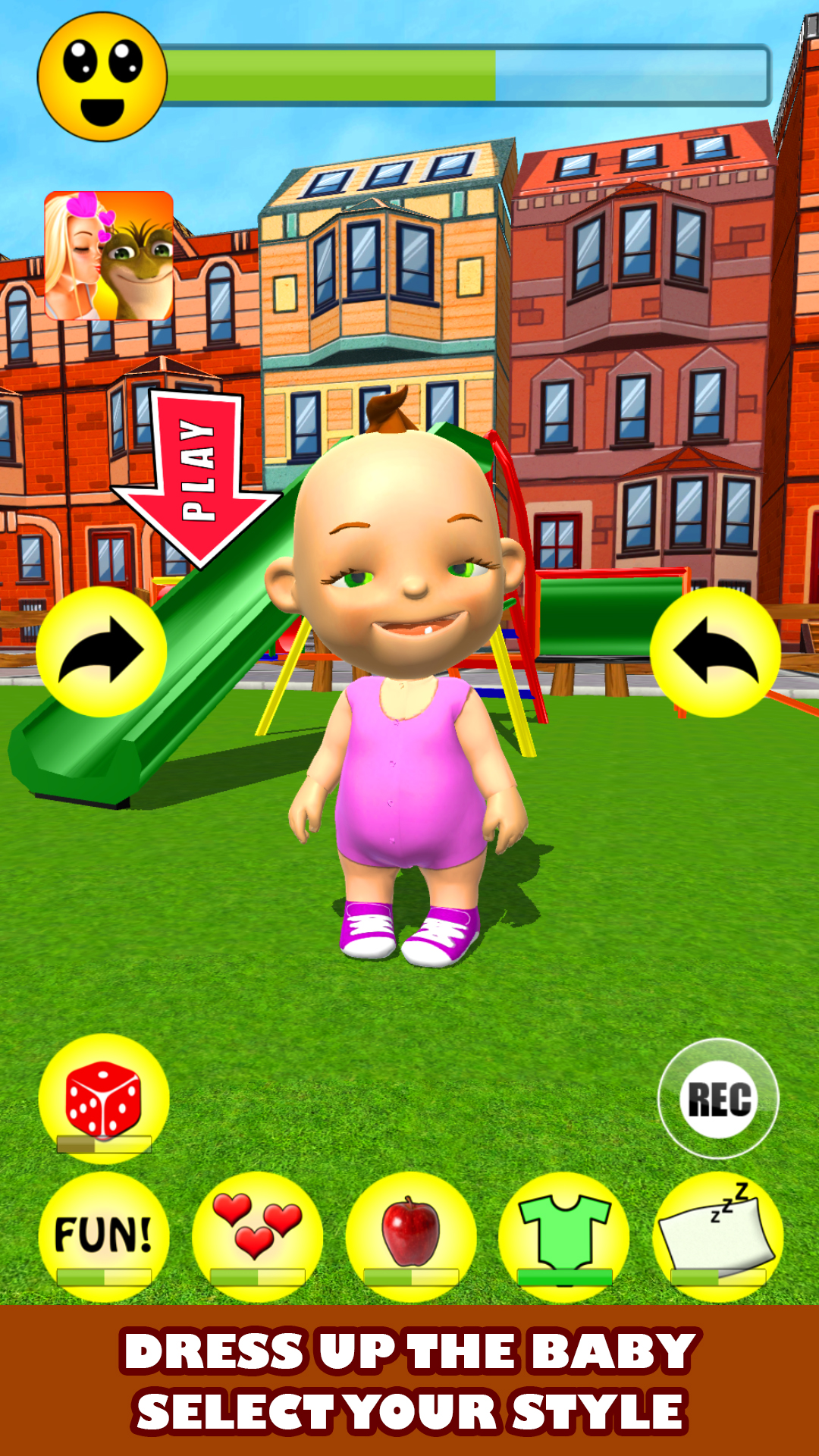 اسکرین شات 6 برنامه My Baby Babsy - Playground Fun