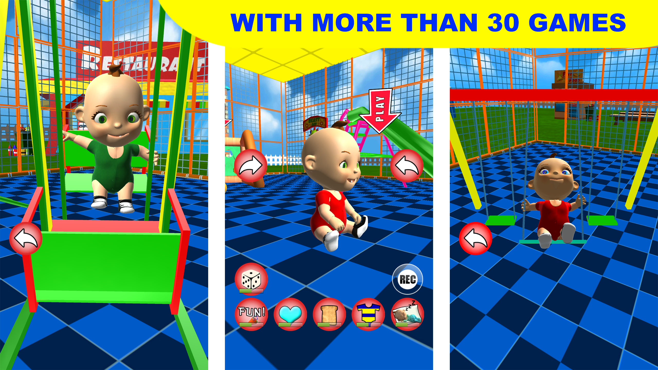 اسکرین شات 8 بازی Baby Babsy - Playground Fun 2
