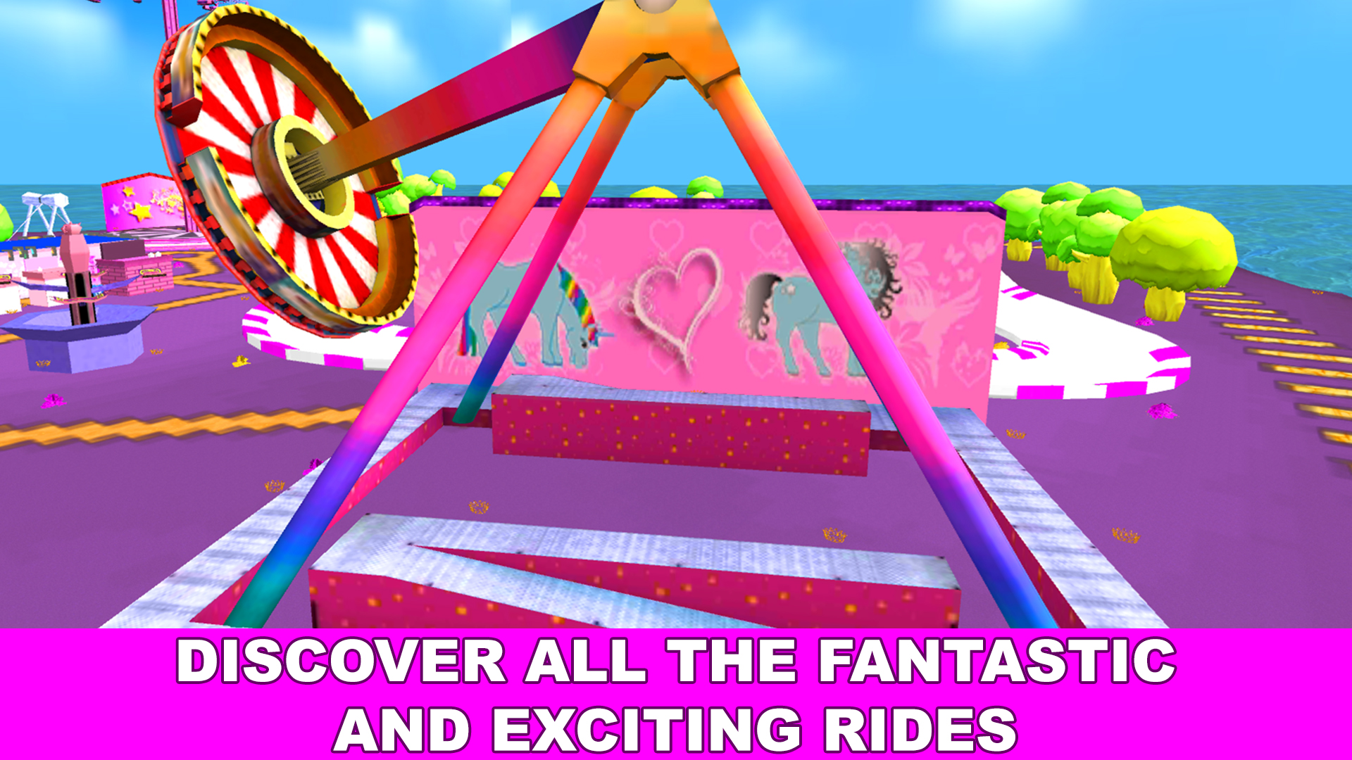 اسکرین شات 2 برنامه Princess Fun Park And Games