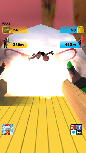 اسکرین شات 3 بازی Stickman Run: 1 2 3 Go Running