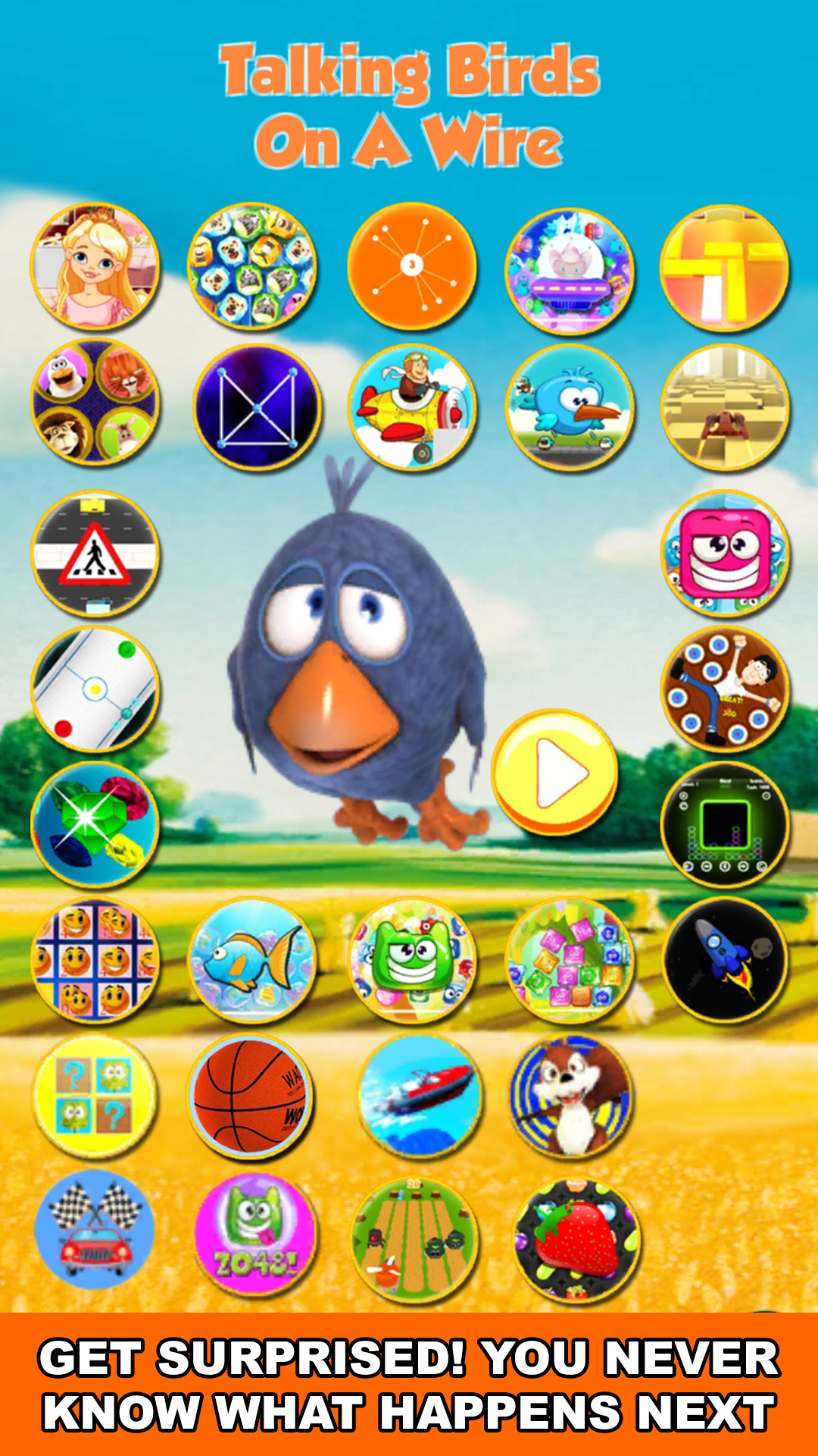 اسکرین شات 7 برنامه Talking Birds On A Wire