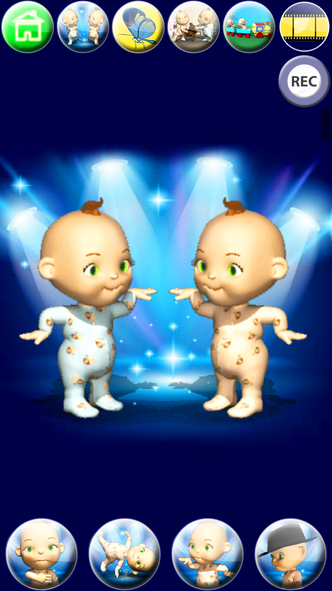 اسکرین شات 6 برنامه Talking Baby Twins - Babsy