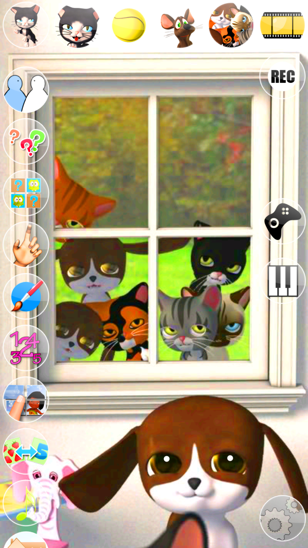 اسکرین شات 6 برنامه Talking Cat & Dog
