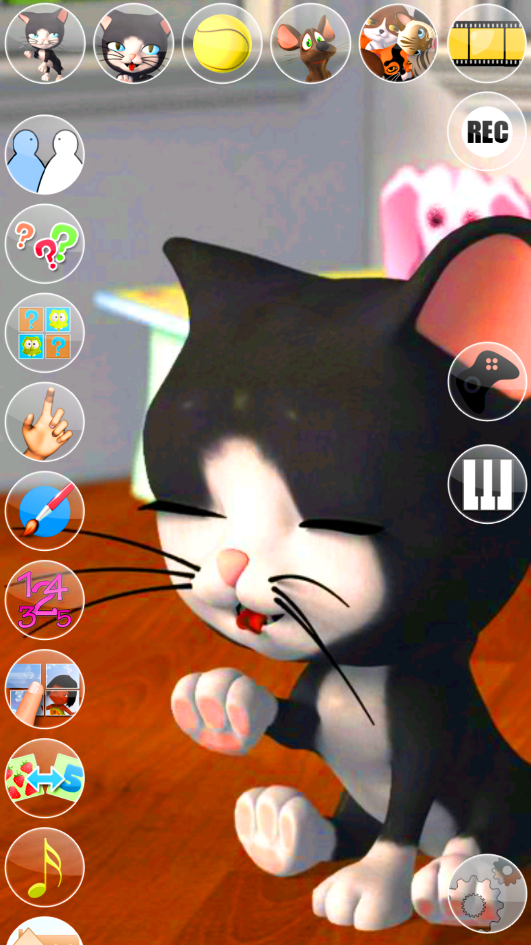 اسکرین شات 2 برنامه Talking Cat & Dog