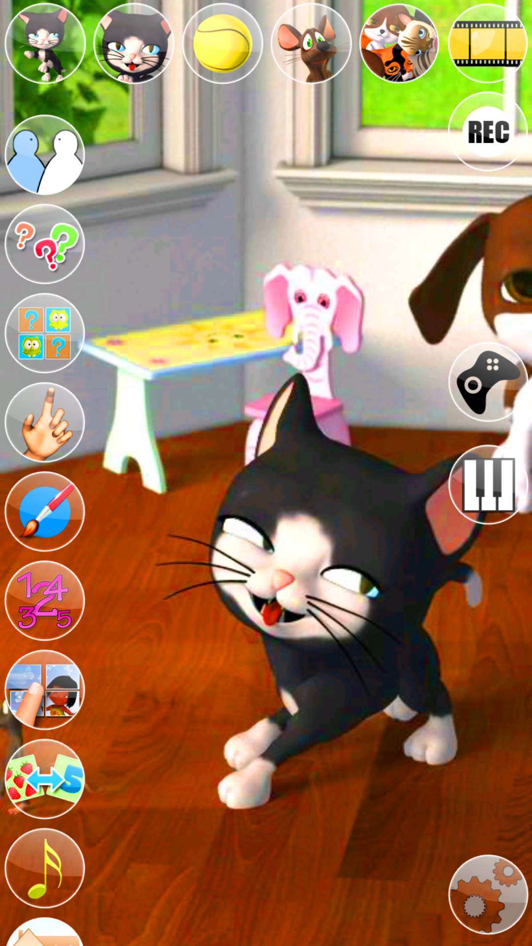 اسکرین شات 4 برنامه Talking Cat & Dog