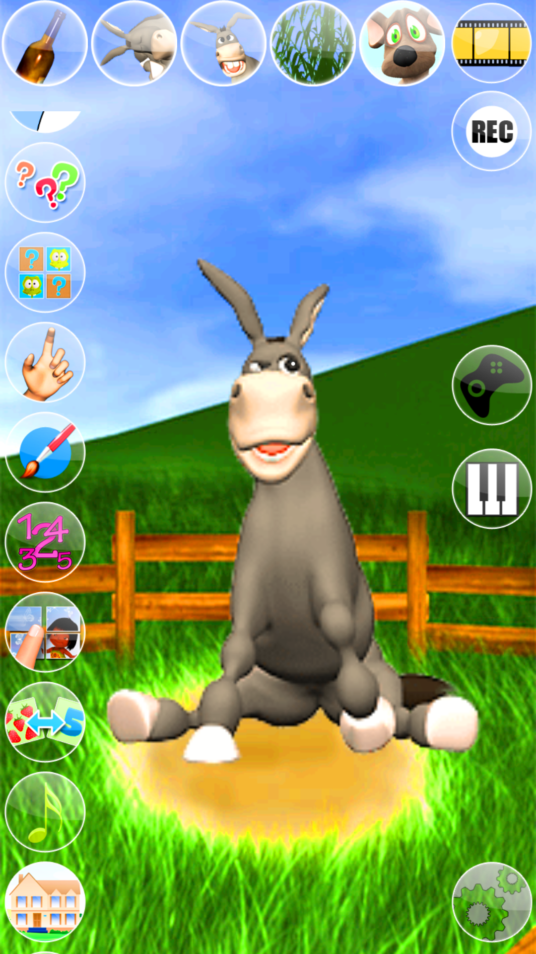 اسکرین شات 6 برنامه Talking Donald Donkey