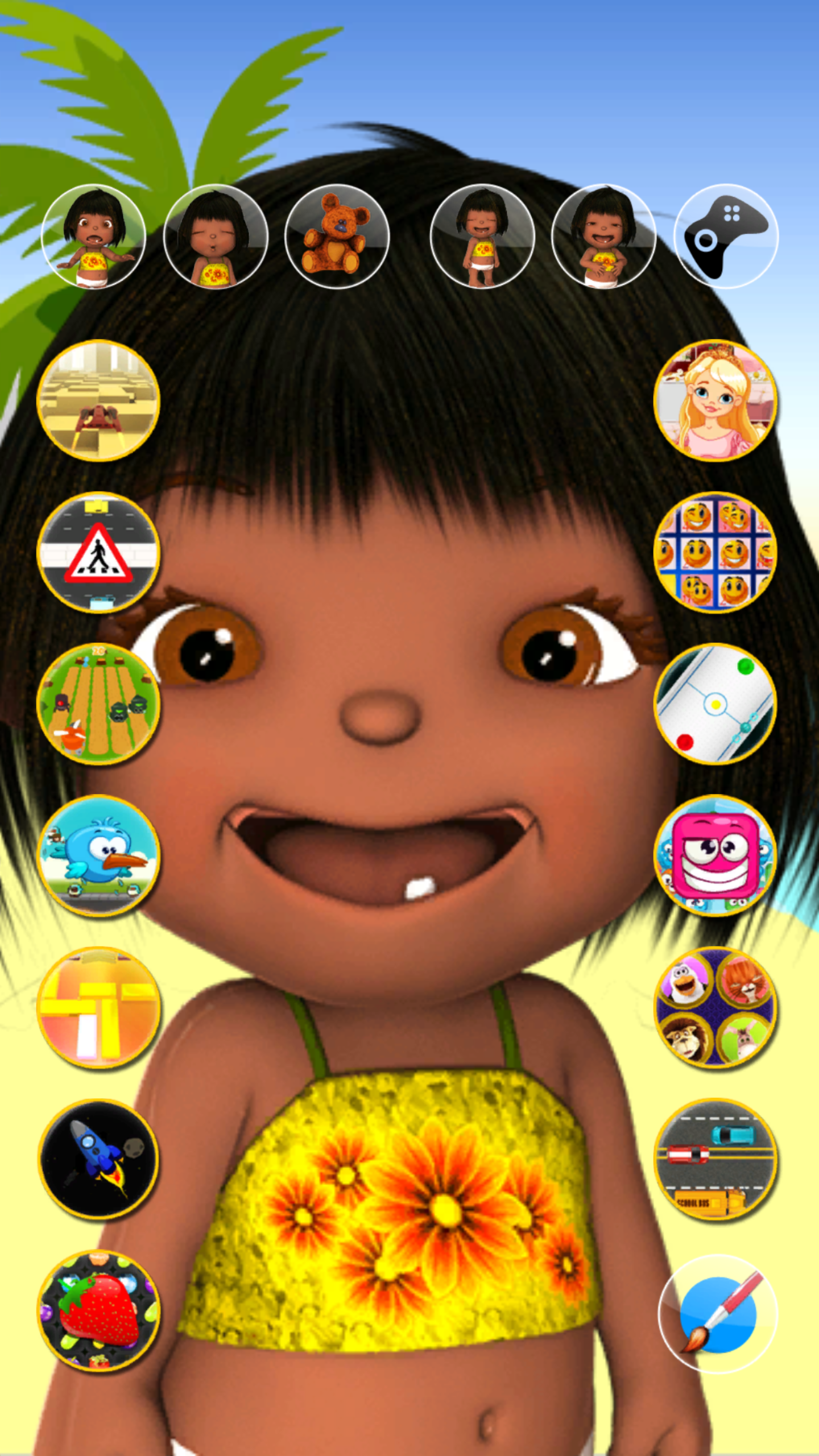 اسکرین شات 1 برنامه Talking Emily Baby