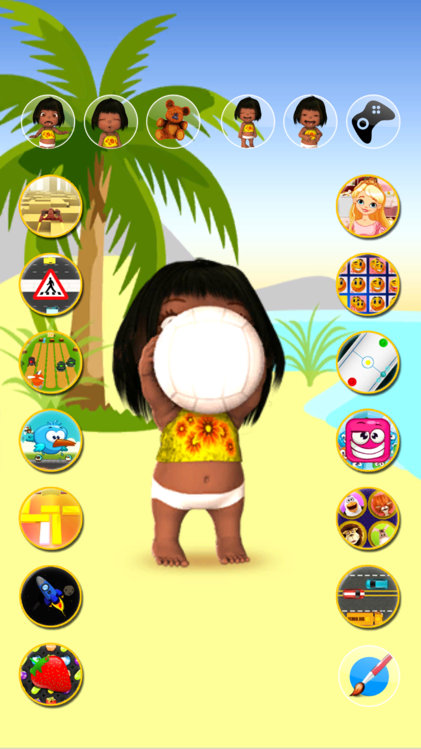 اسکرین شات 6 برنامه Talking Emily Baby