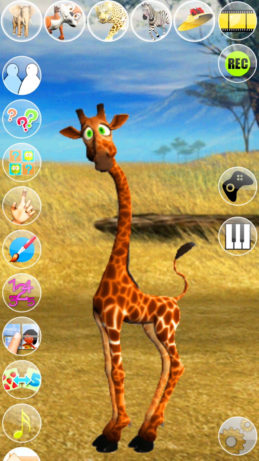 اسکرین شات 2 برنامه Talking George The Giraffe