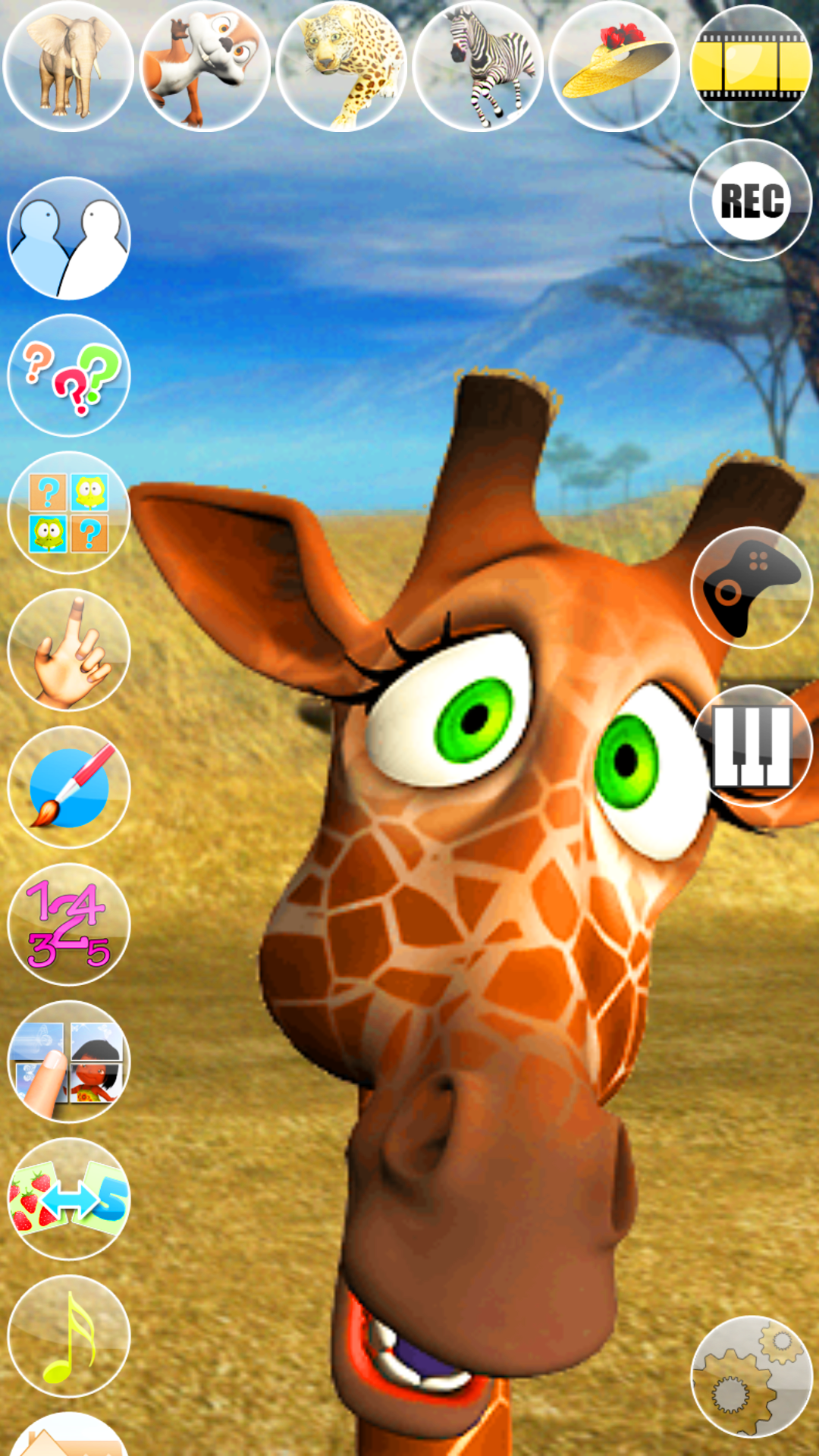 اسکرین شات 1 برنامه Talking George The Giraffe