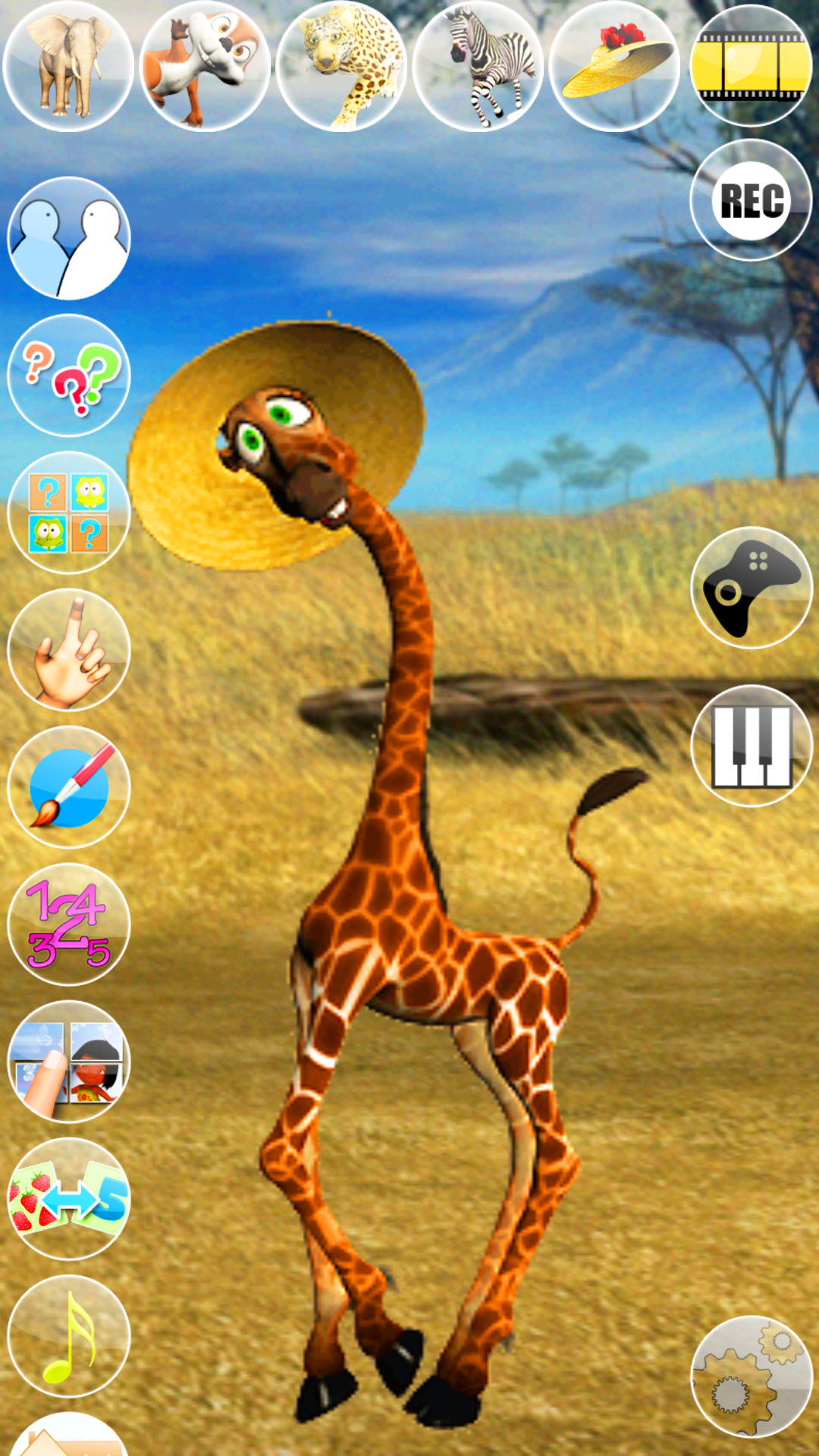 اسکرین شات 4 برنامه Talking George The Giraffe
