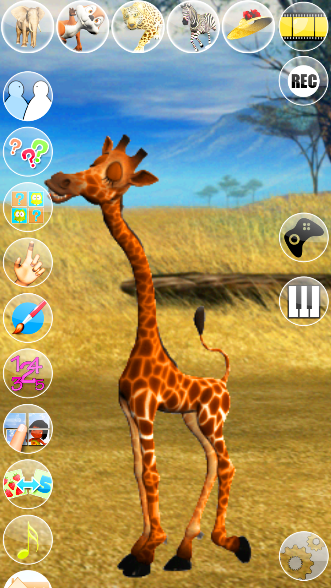 اسکرین شات 7 برنامه Talking George The Giraffe