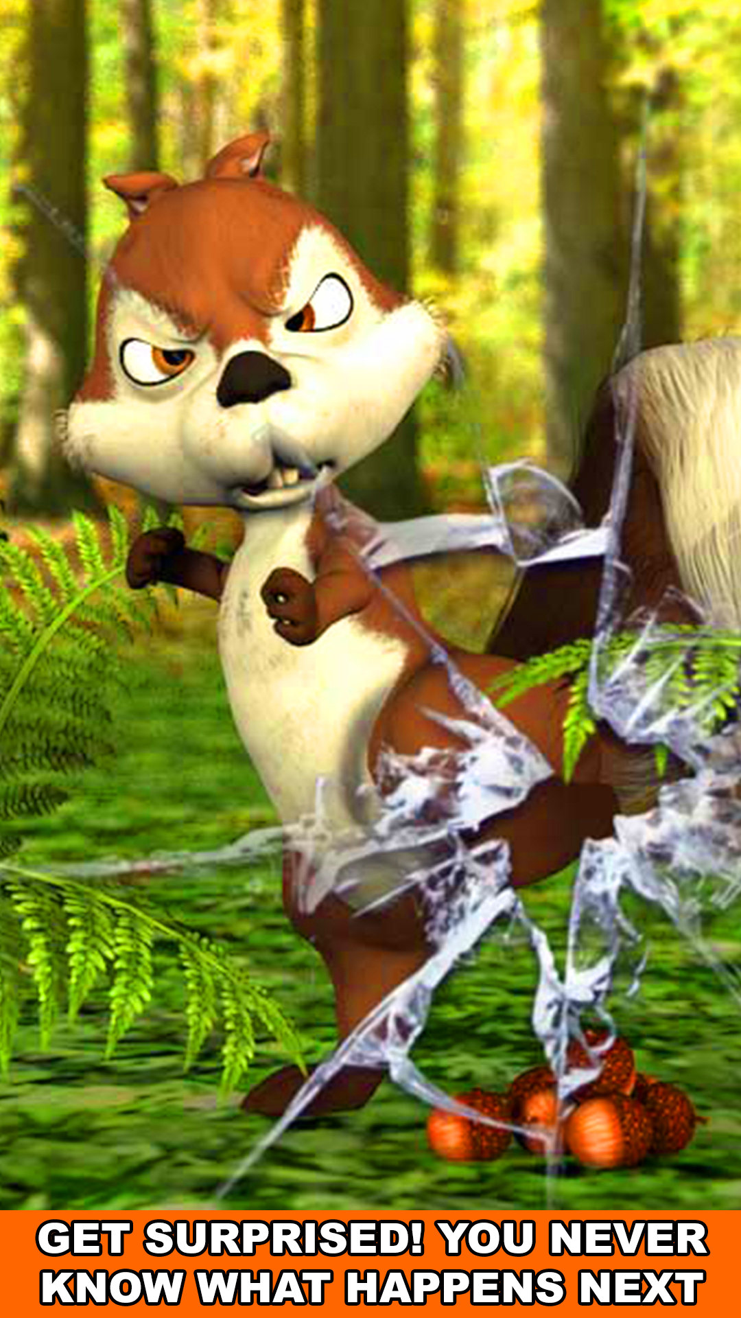 اسکرین شات 3 برنامه Talking James Squirrel