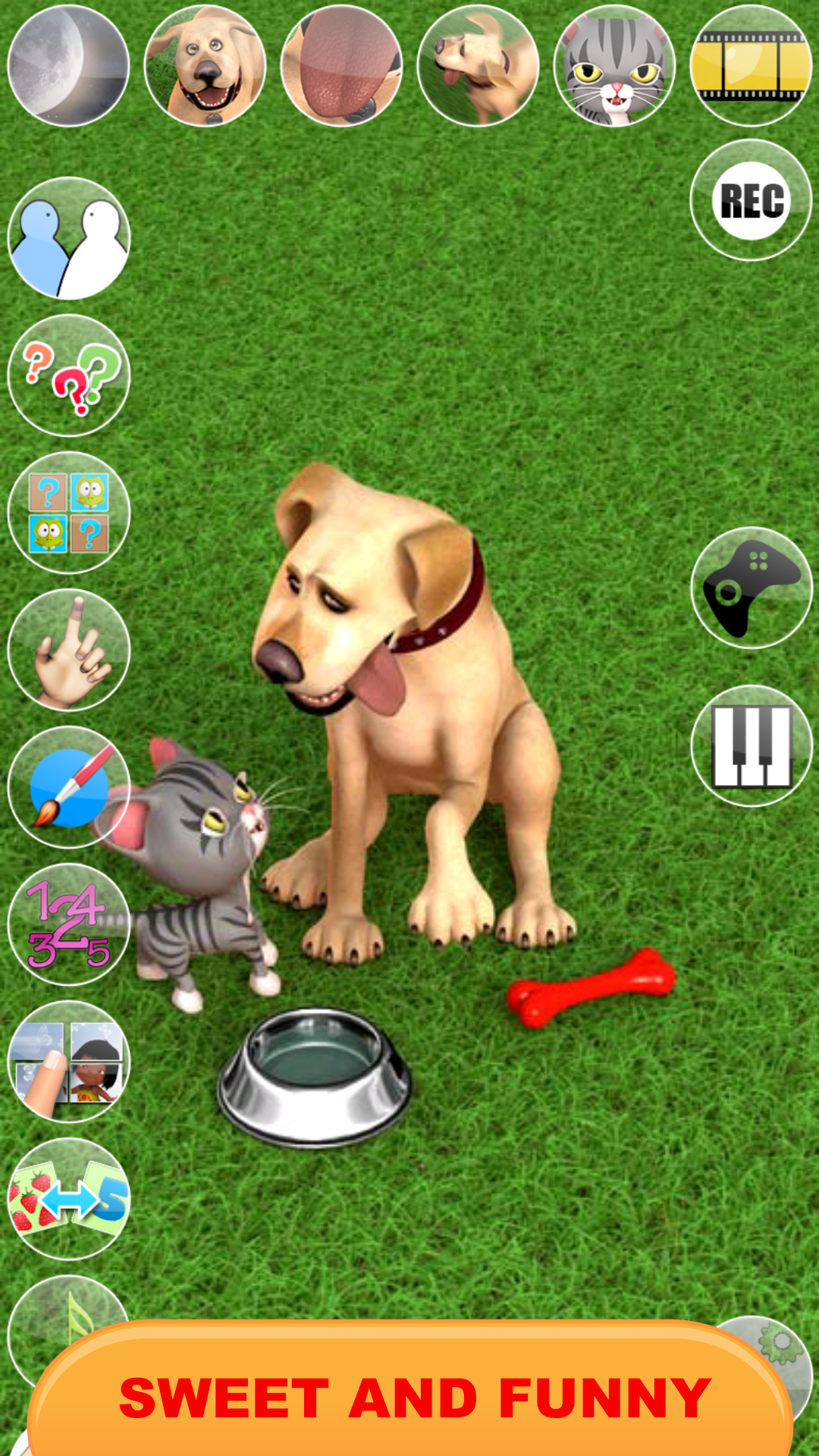 اسکرین شات 5 برنامه Talking John Dog: Funny Dog