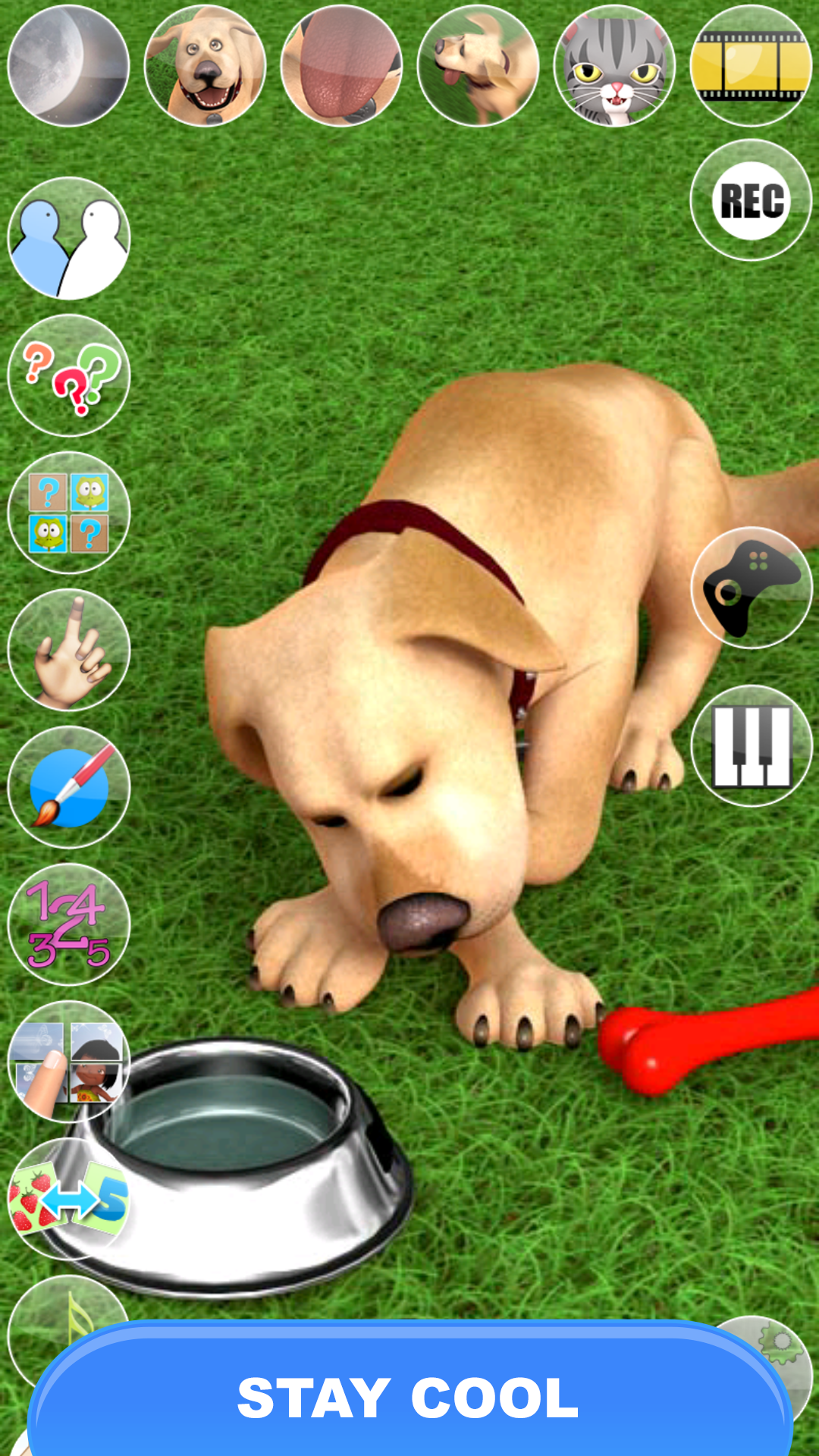 اسکرین شات 4 برنامه Talking John Dog: Funny Dog