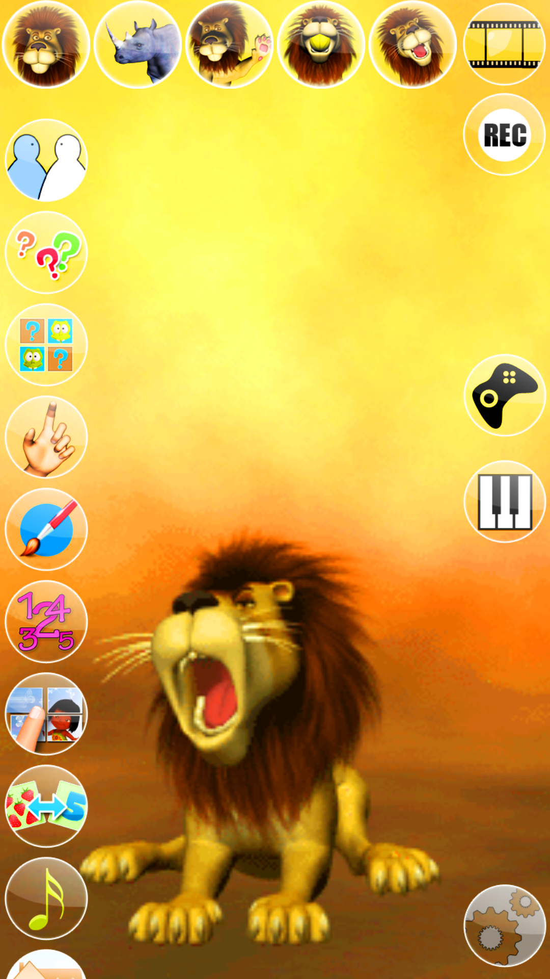 اسکرین شات 6 برنامه Talking Luis Lion