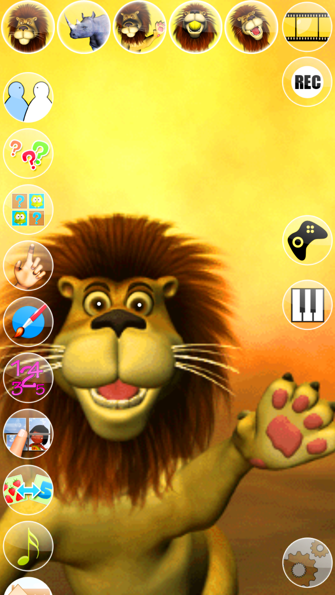 اسکرین شات 4 برنامه Talking Luis Lion