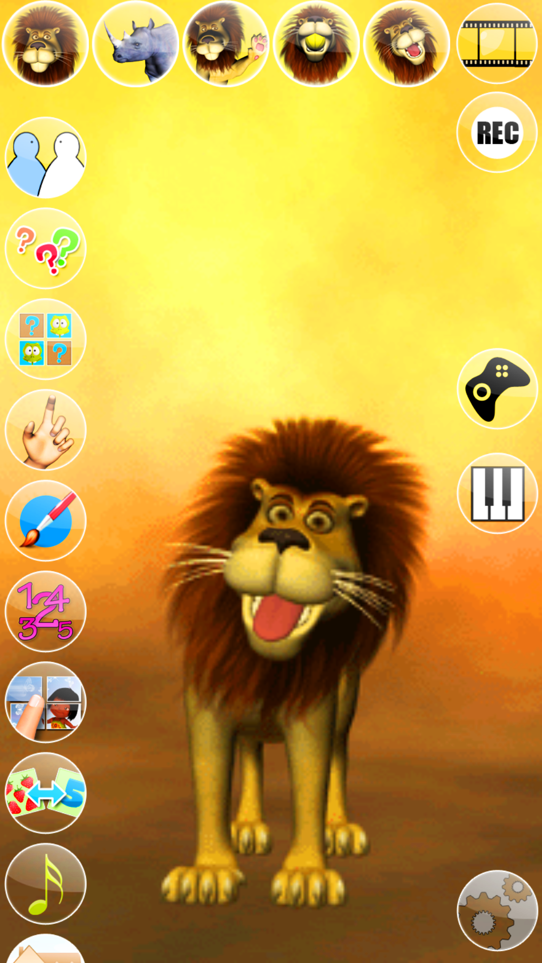 اسکرین شات 5 برنامه Talking Luis Lion