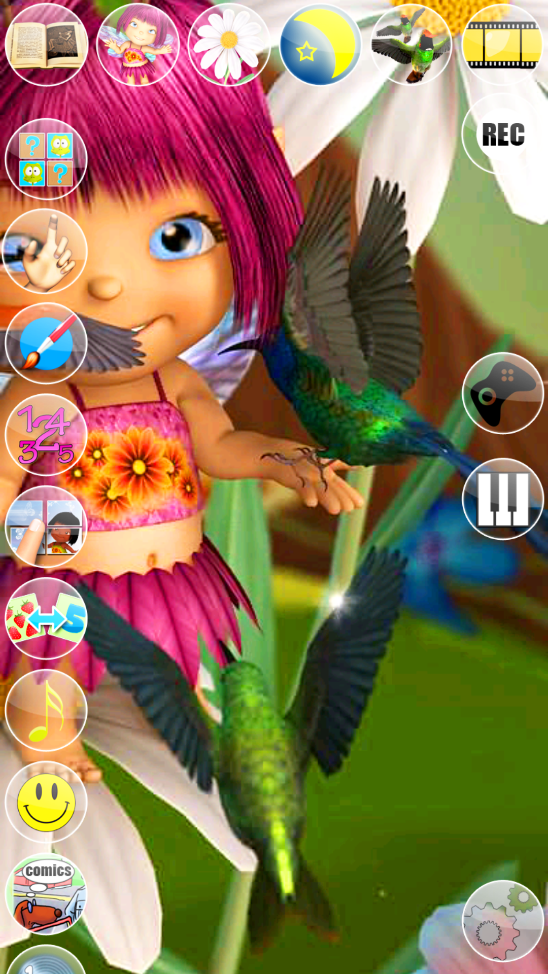 اسکرین شات 7 برنامه Talking Mary the Baby Fairy