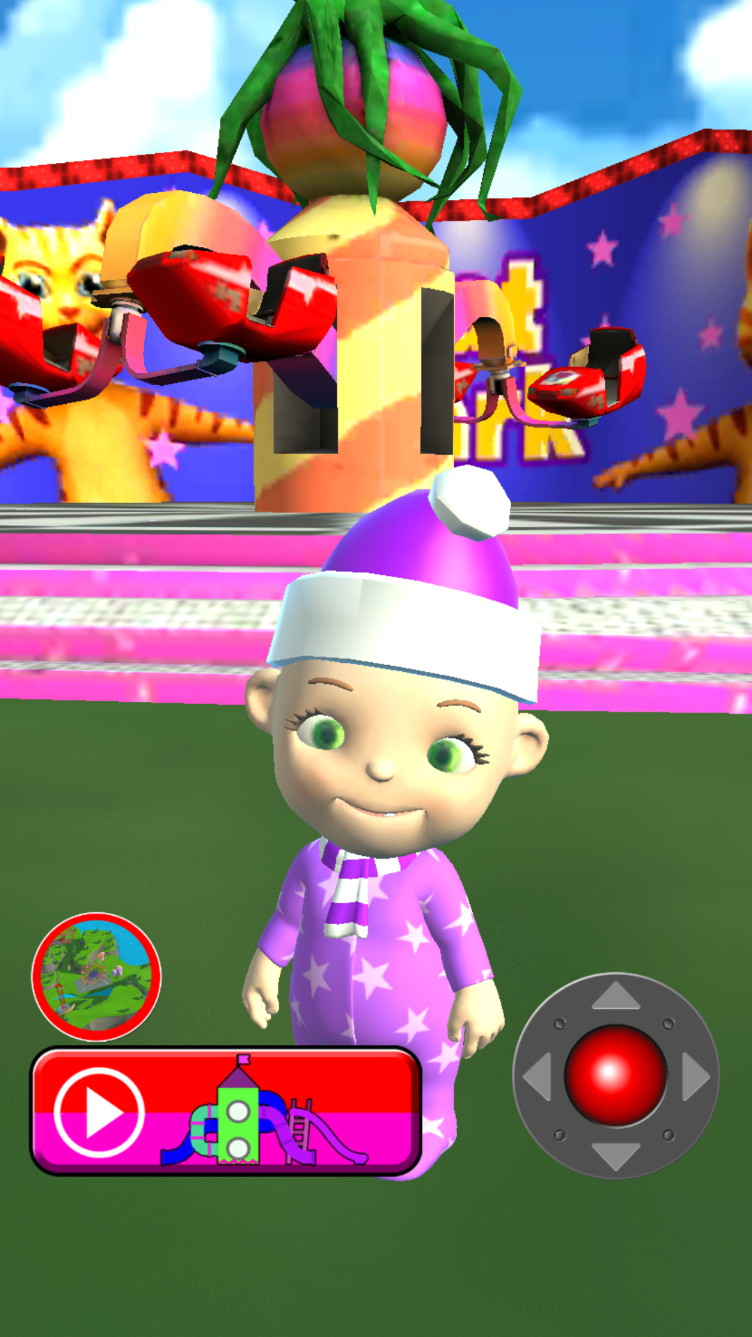 اسکرین شات 7 بازی Talking Babsy Baby Xmas Games