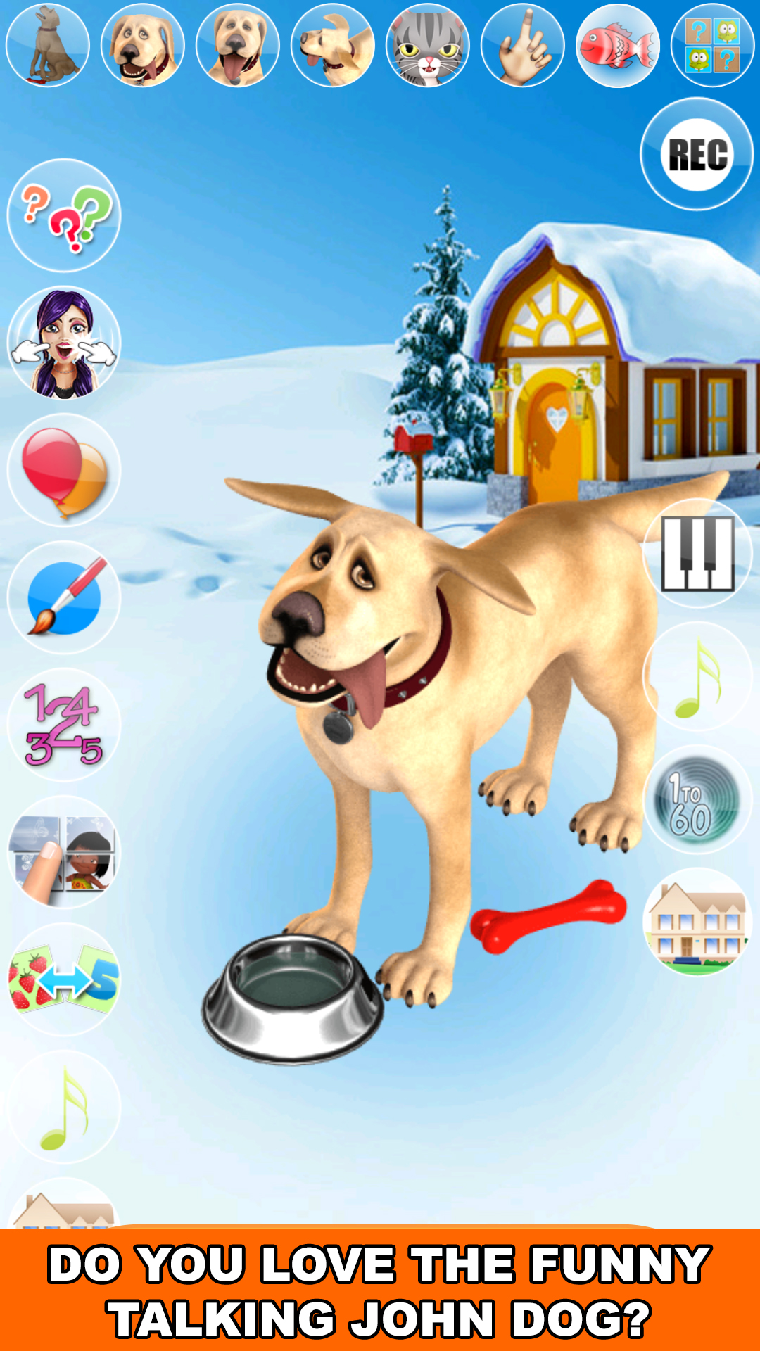 اسکرین شات 7 بازی Talking John Dog Frozen City