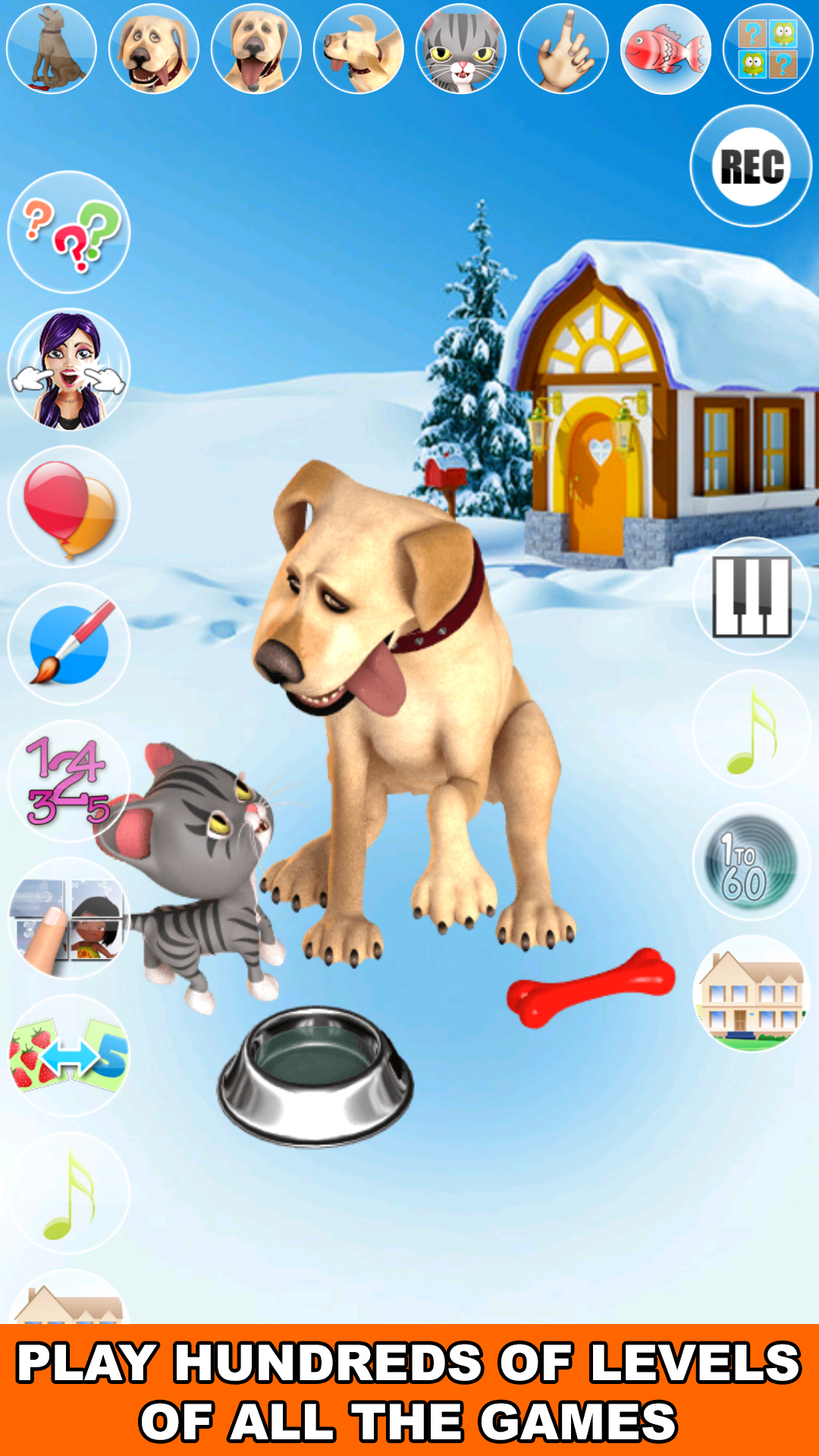 اسکرین شات 4 بازی Talking John Dog Frozen City