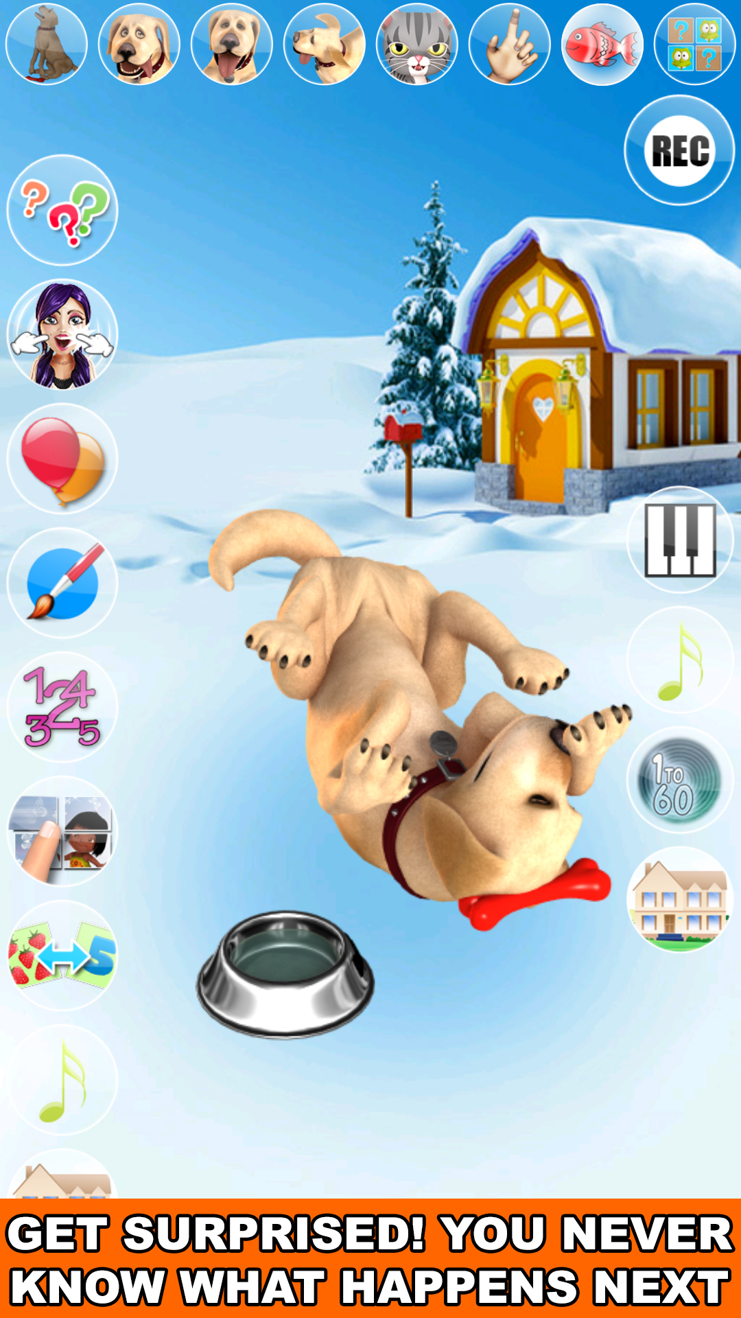 اسکرین شات 5 بازی Talking John Dog Frozen City